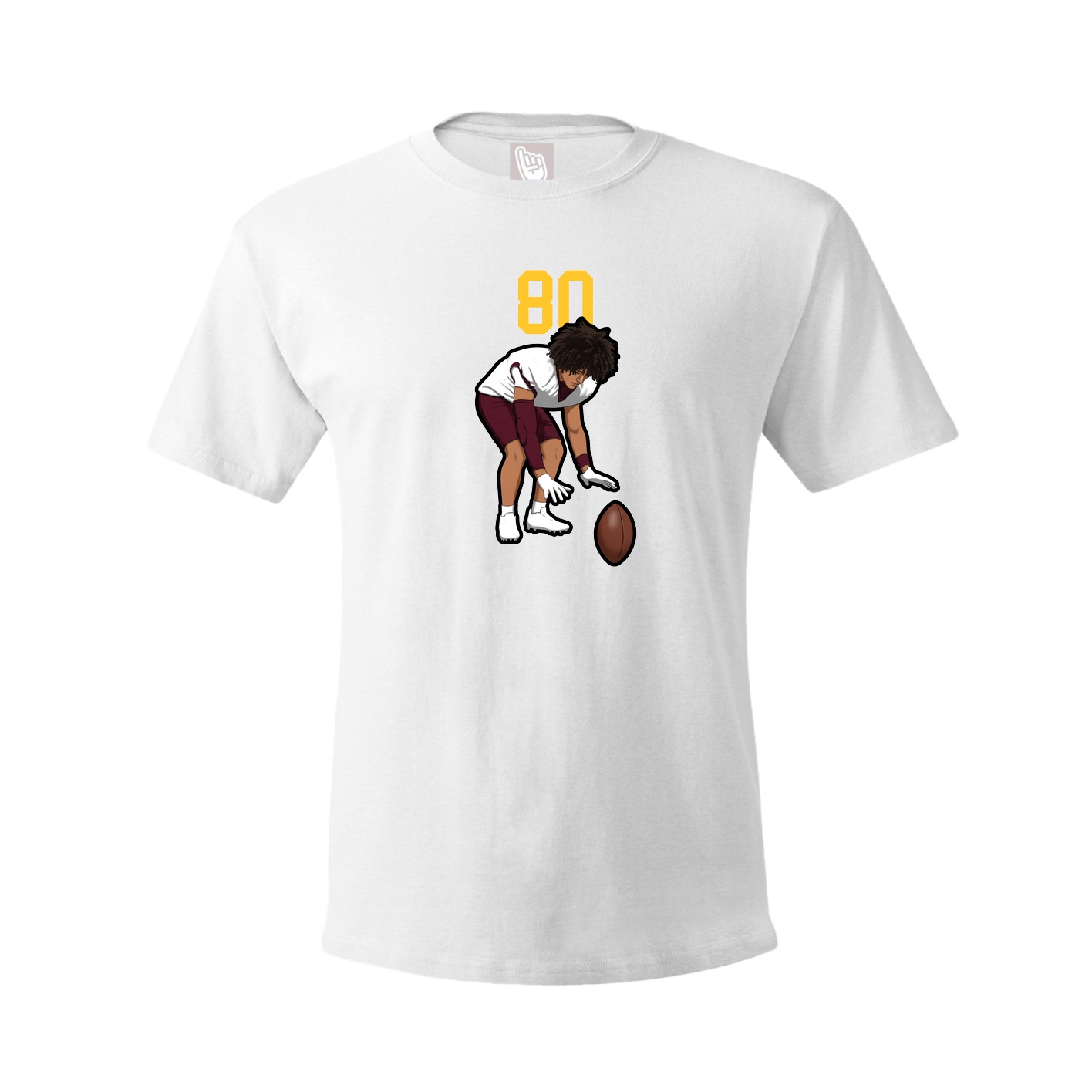 Tee — Number Top in White