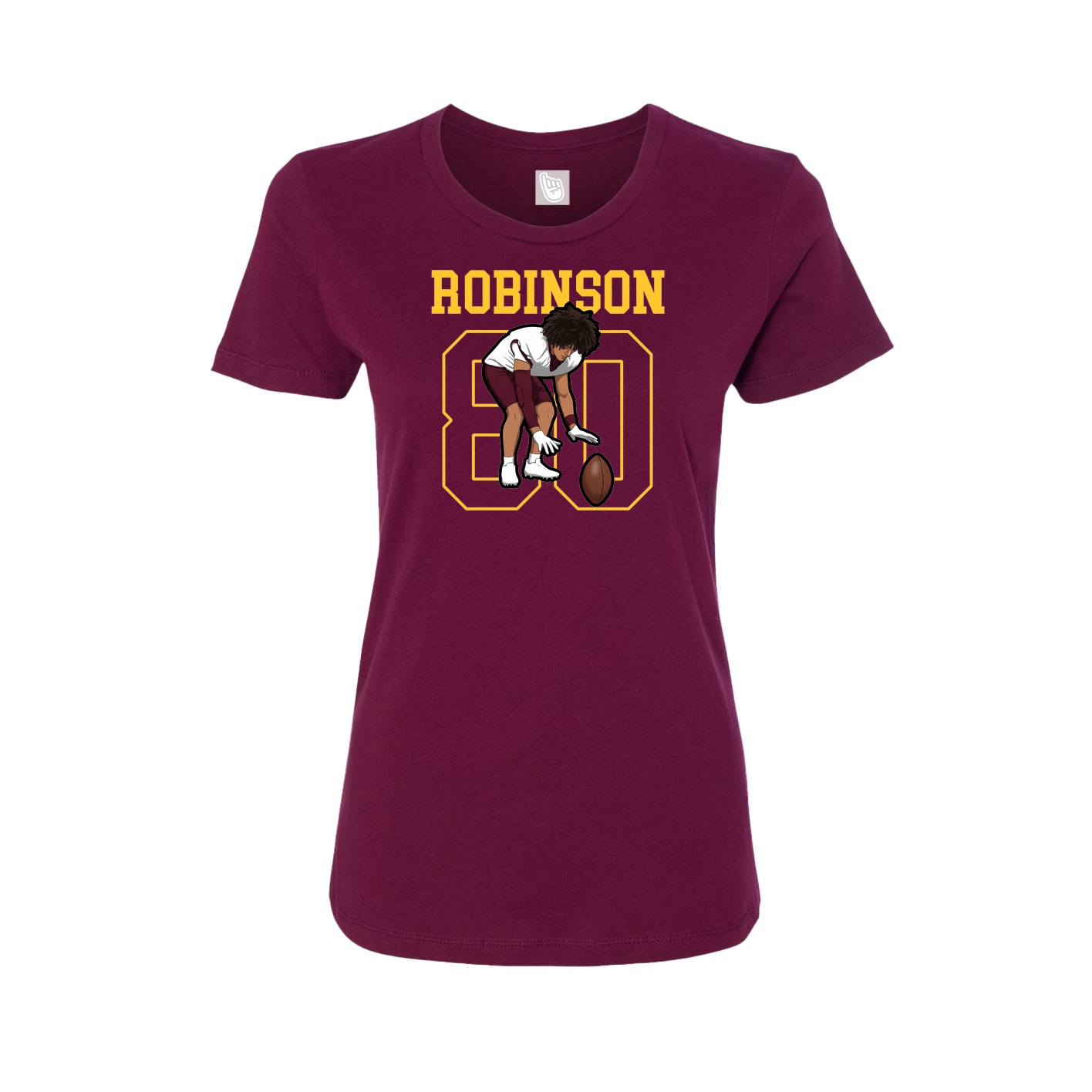 Fitted Women's Tee — Shirsey in Maroon