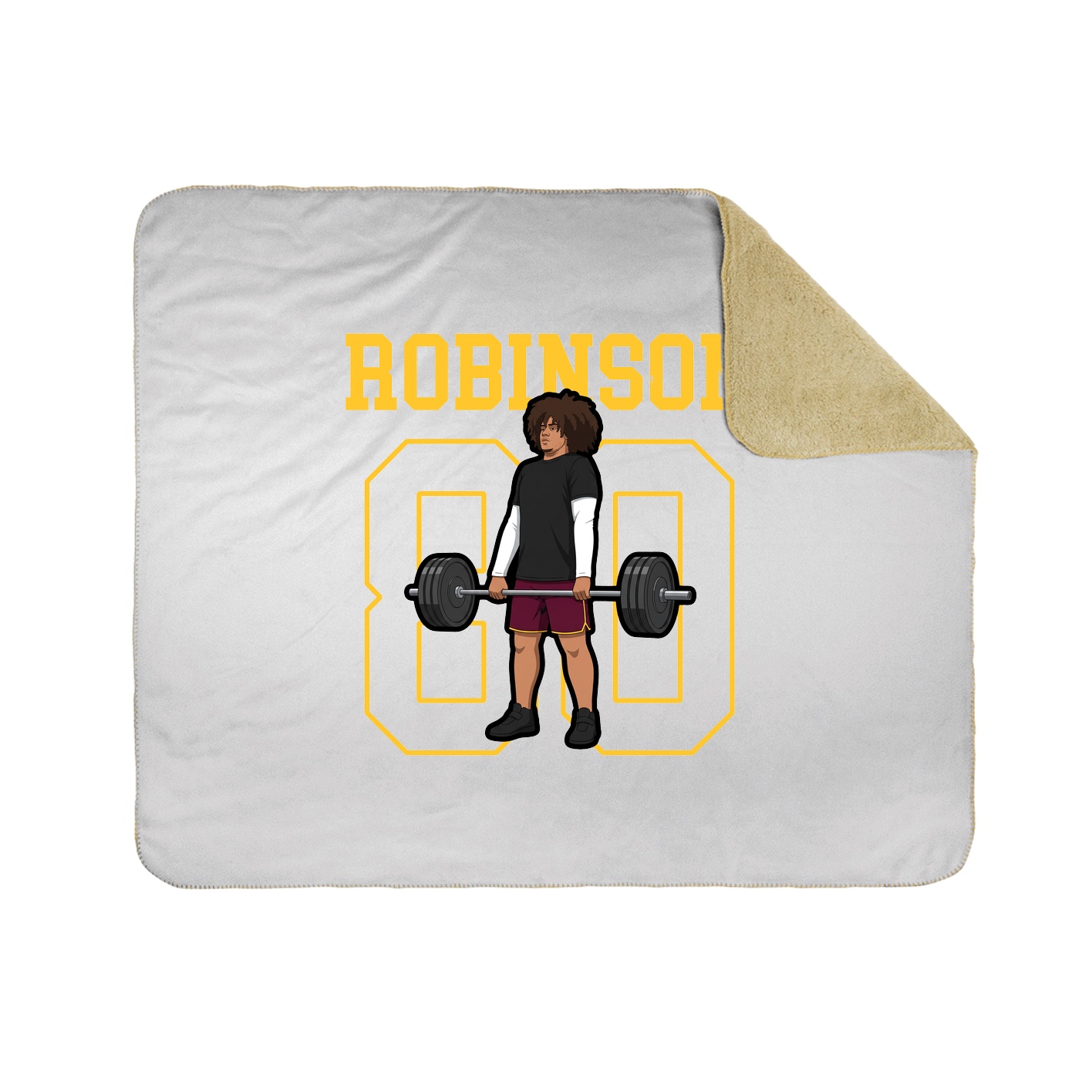 Throw Blanket — Shirsey in White