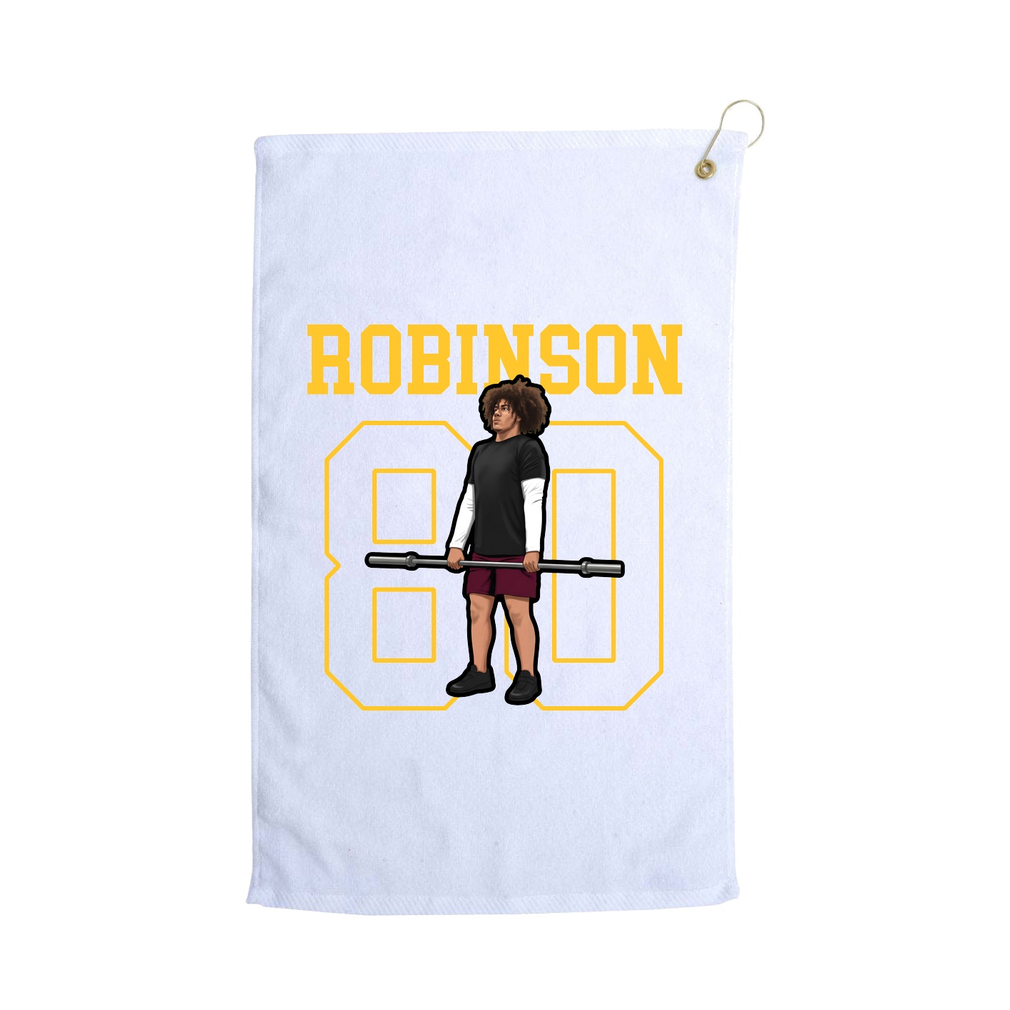 Golf Towel — Shirsey in White
