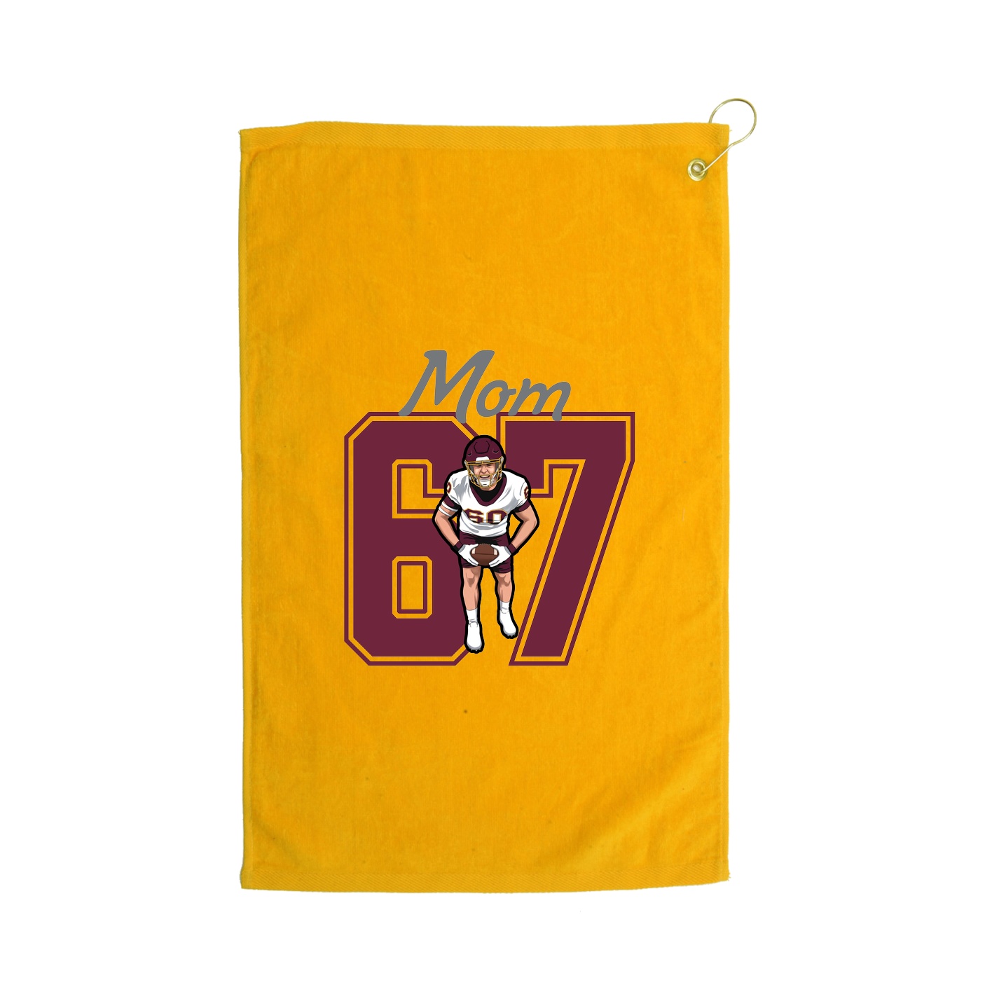 Golf Towel — Mothers Day Shirsey in Gold