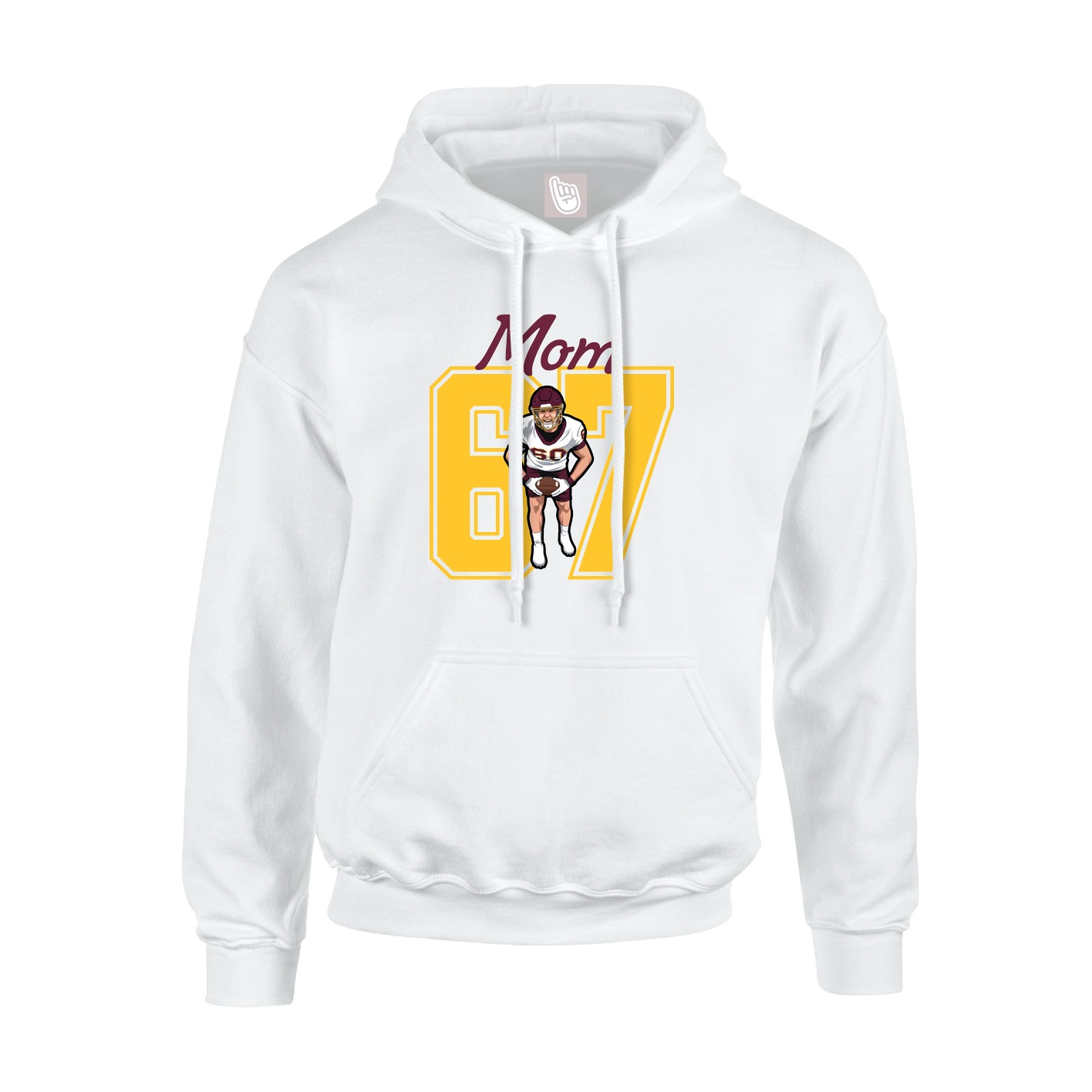 Youth Hoodie — Mothers Day Shirsey in White