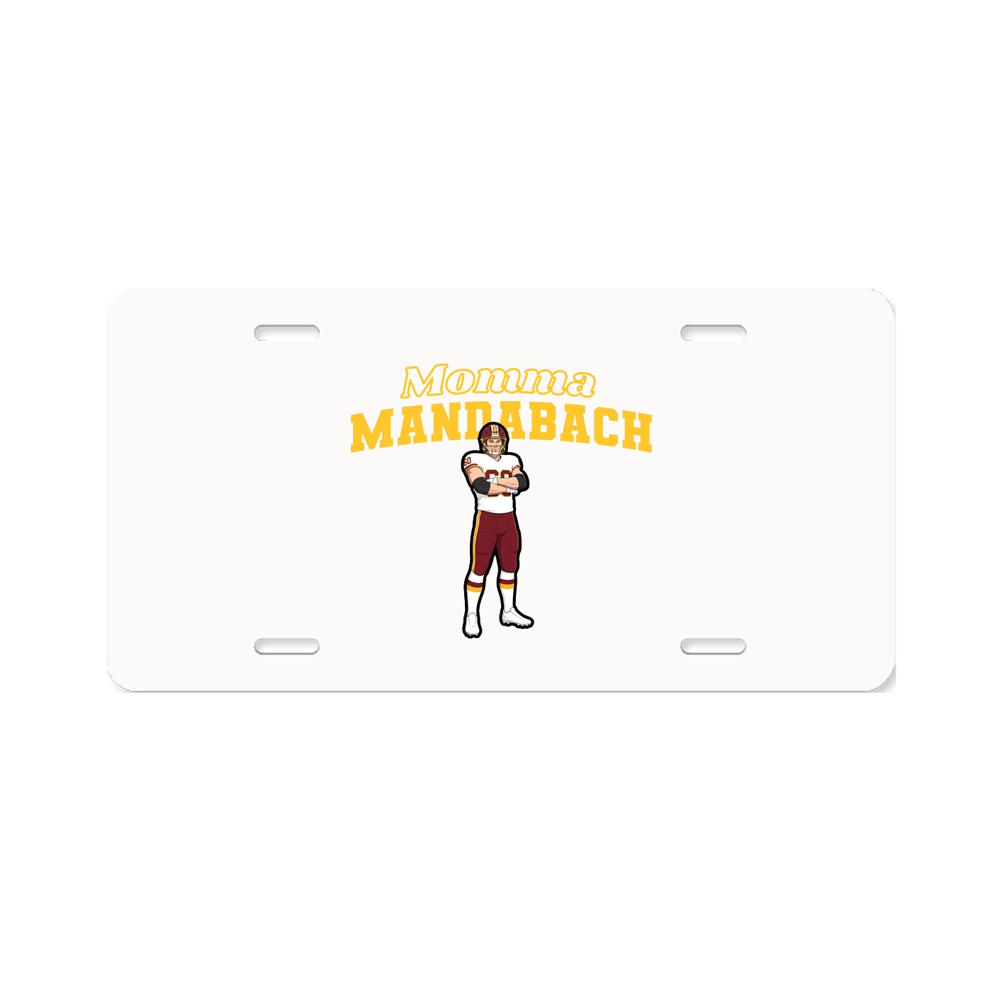 License Plate — Mothers Day Block in Classic