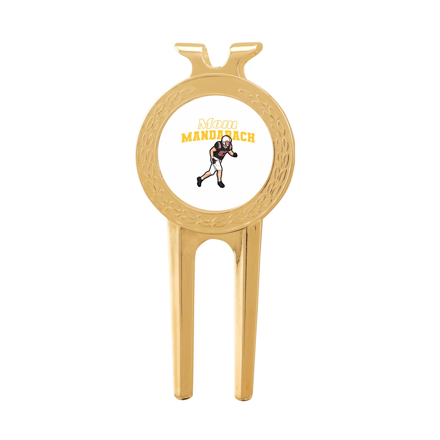Divot Tool with Ball Marker — Mothers Day Block in Classic
