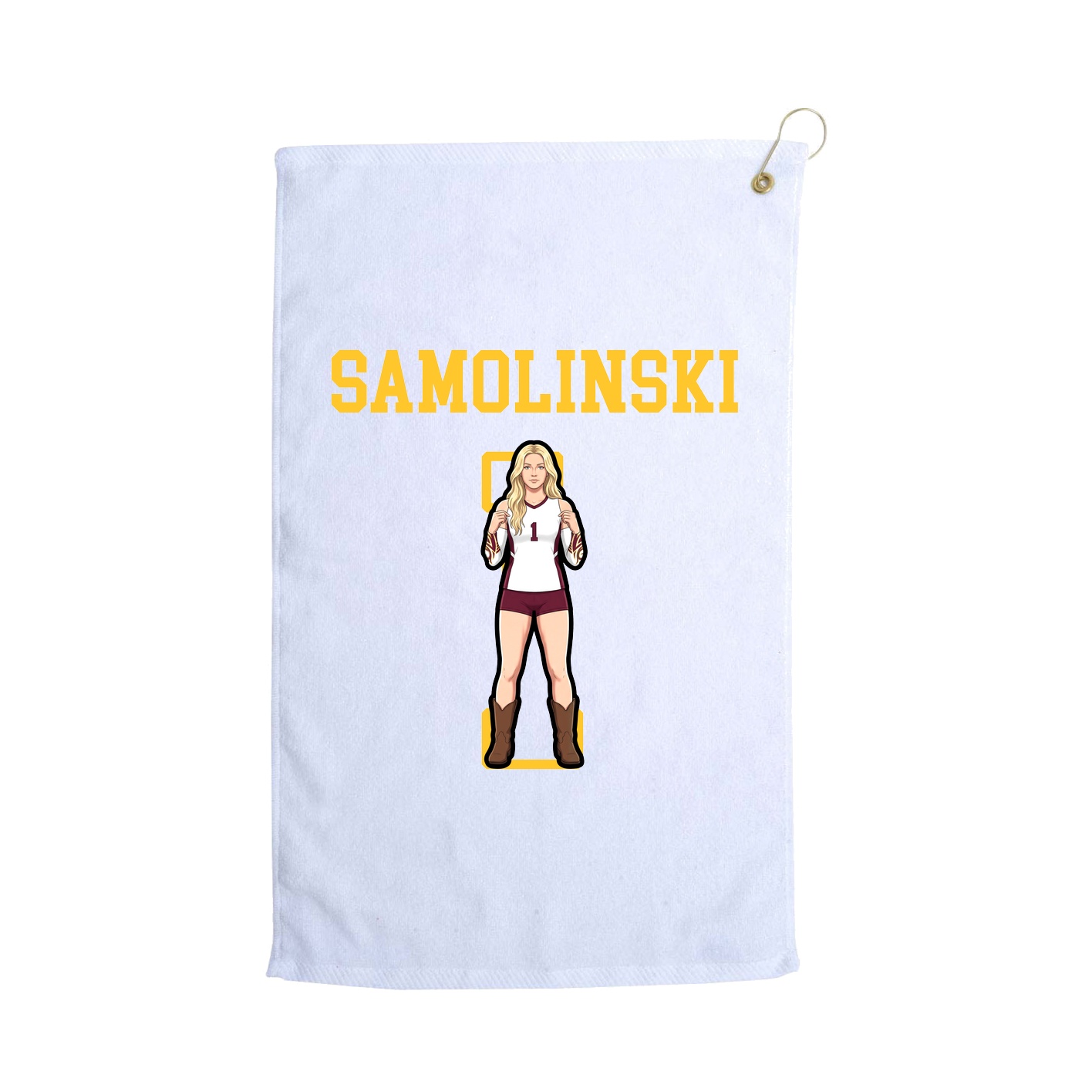 Golf Towel — Shirsey in White