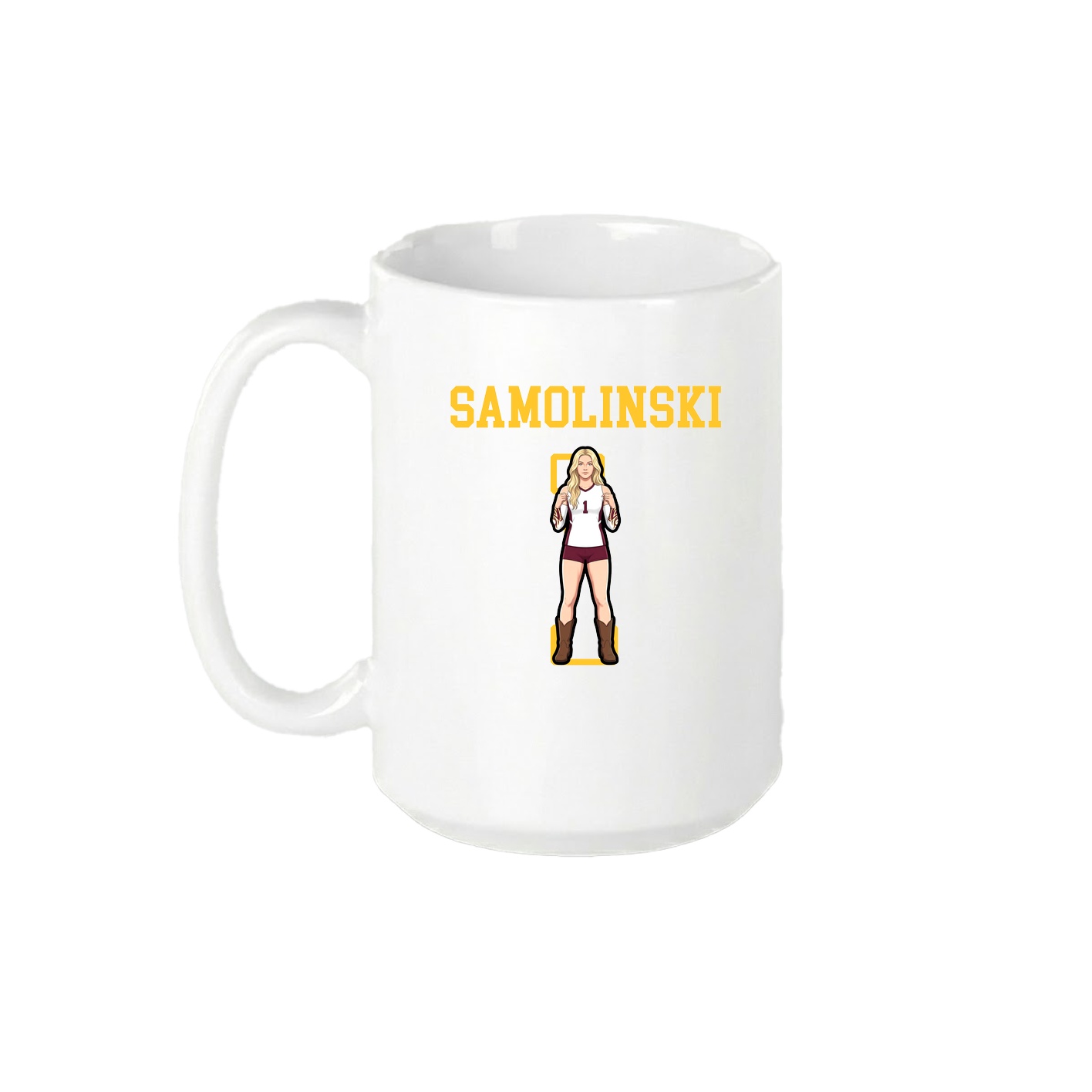 15oz Coffee Mug — Shirsey in White