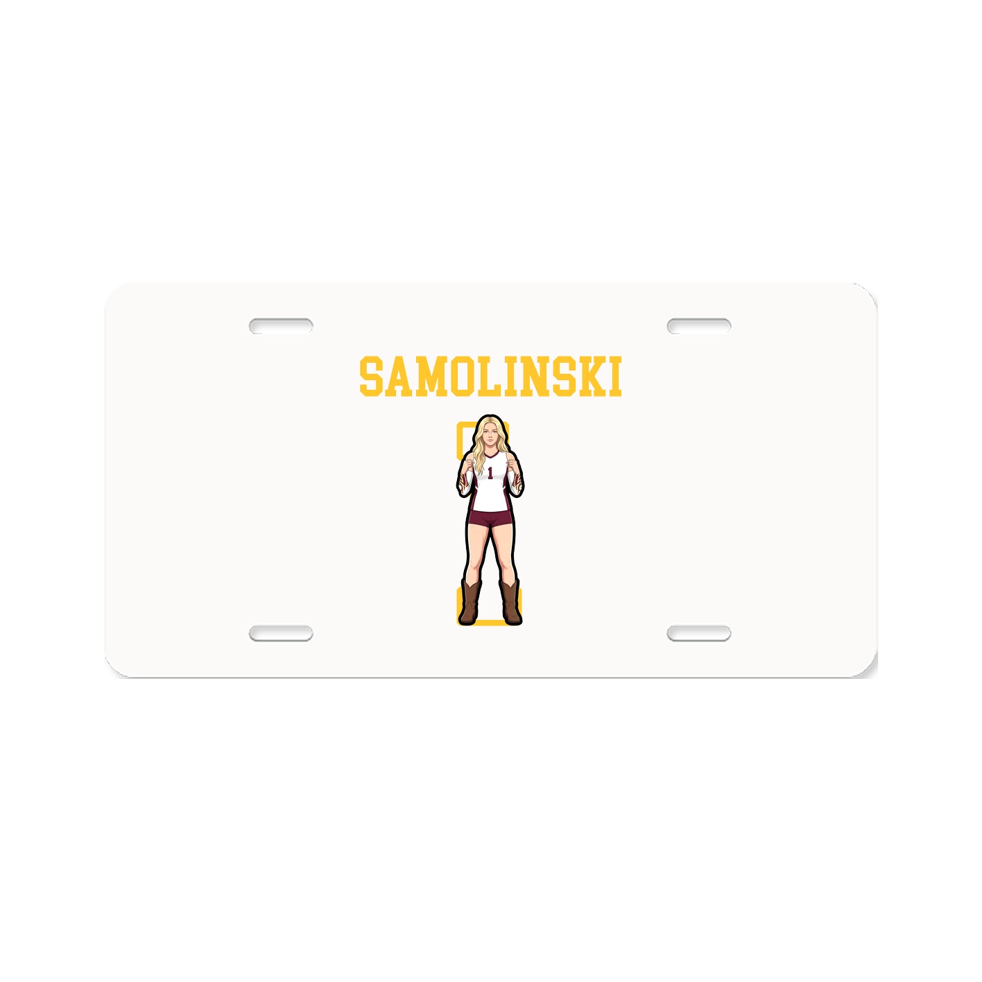 License Plate — Shirsey in Classic