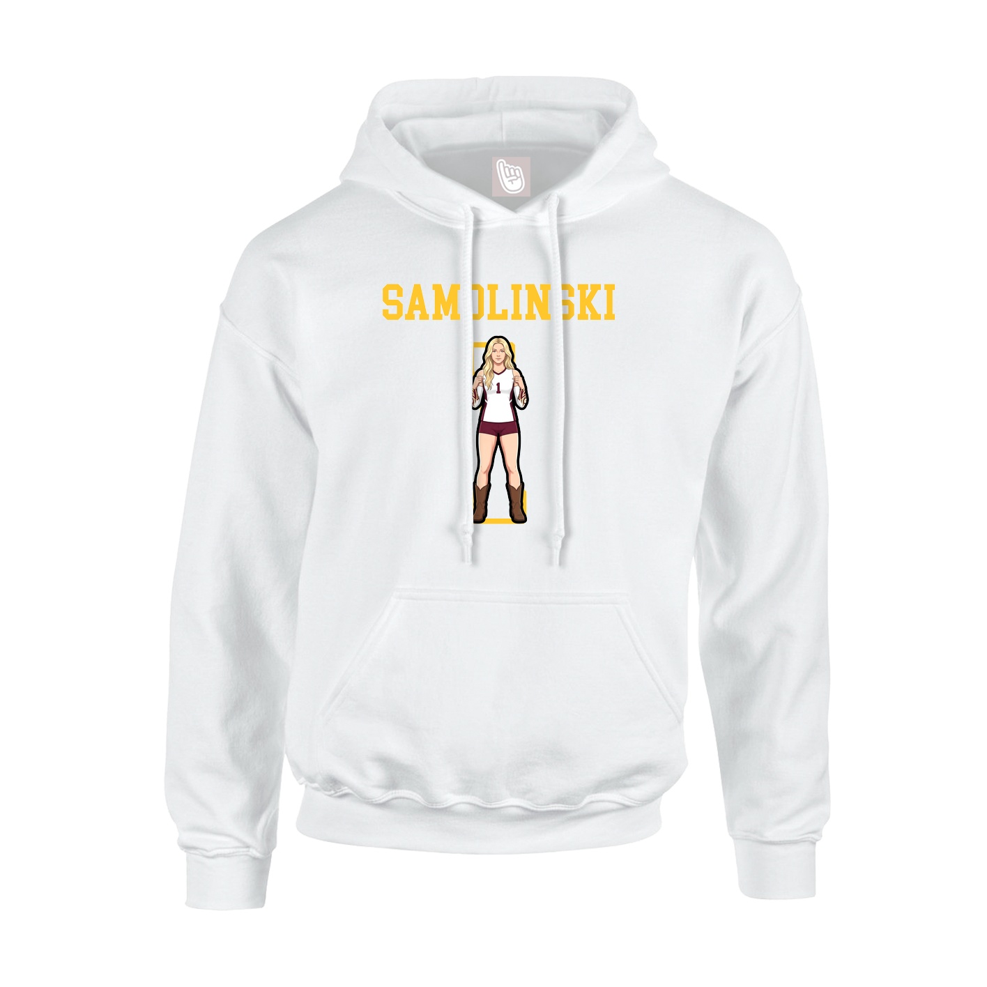 Youth Hoodie — Shirsey in White