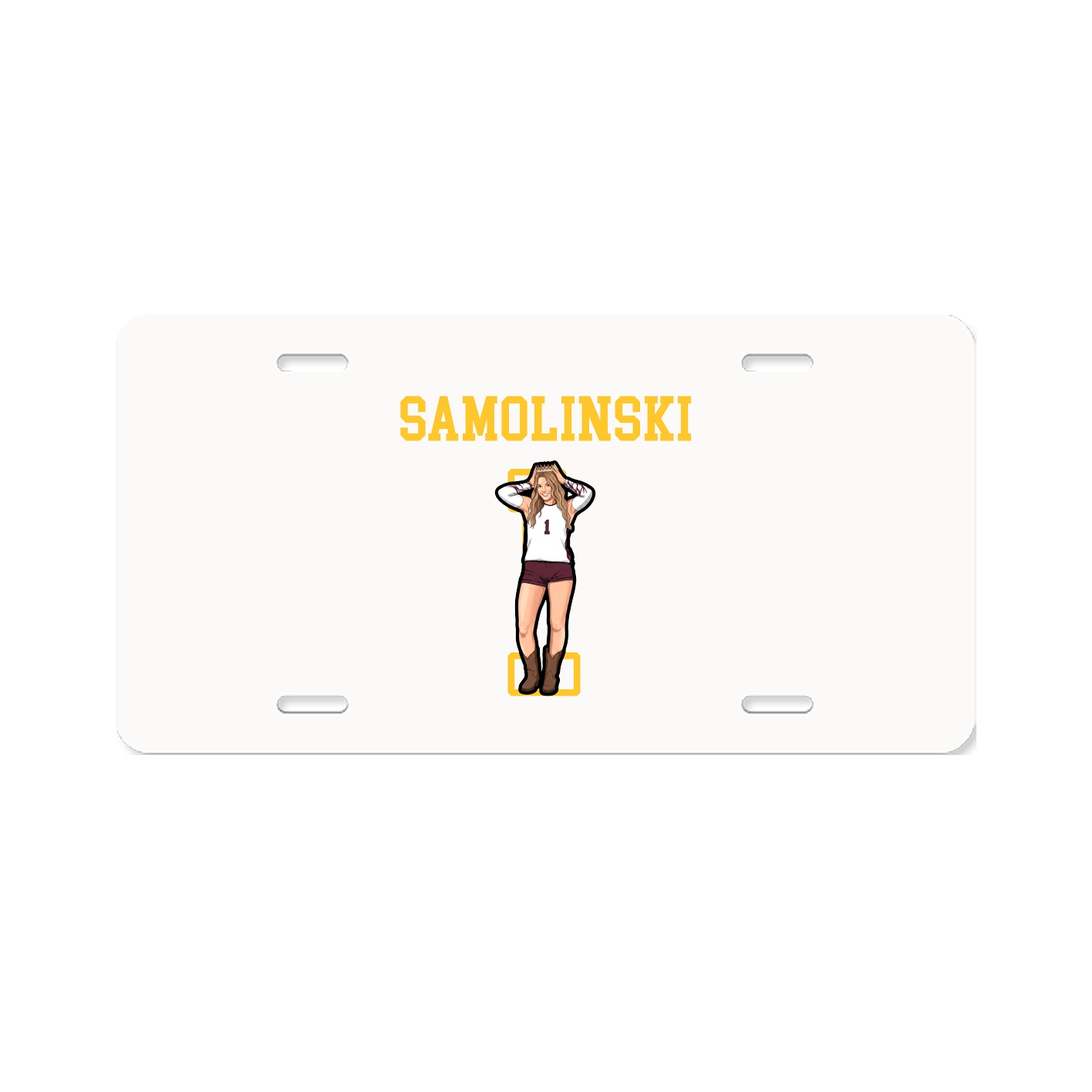 License Plate — Shirsey in Classic