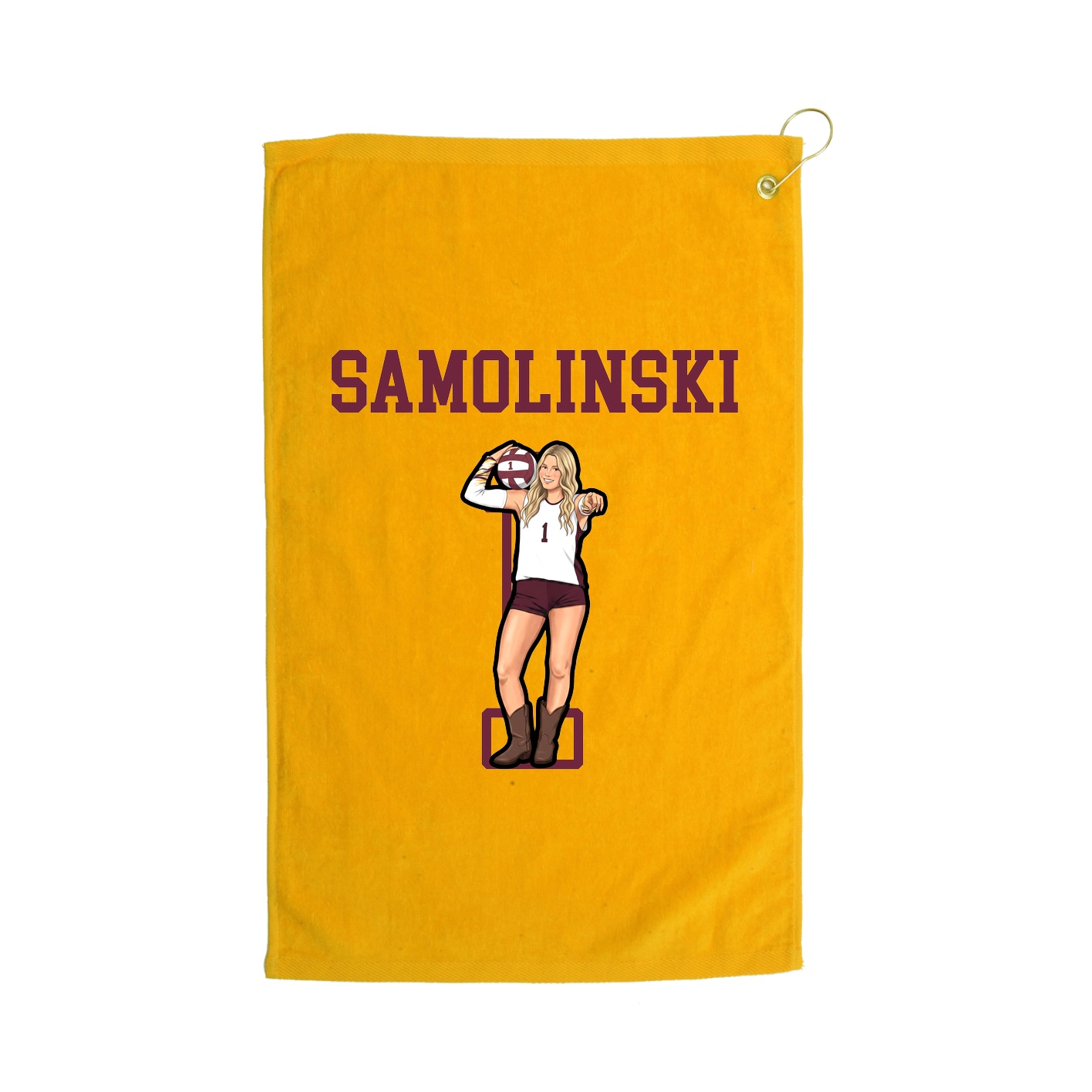 Golf Towel — Shirsey in Gold