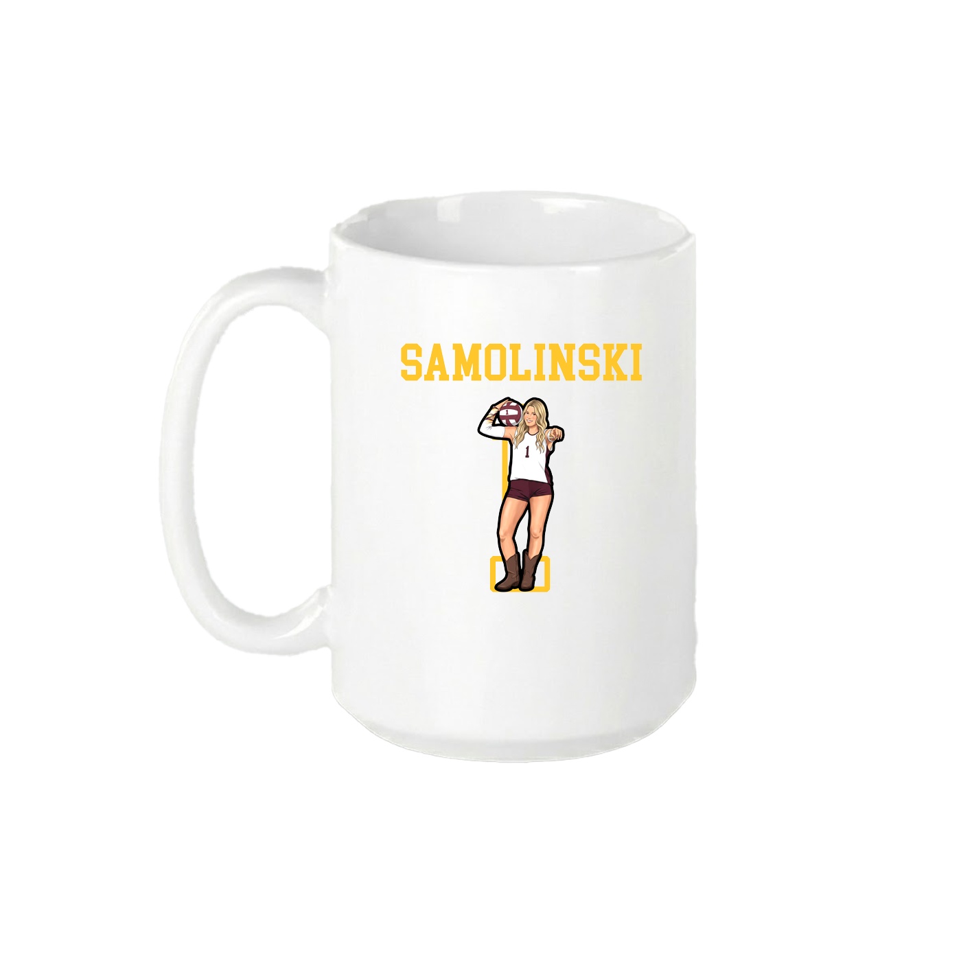 15oz Coffee Mug — Shirsey in White