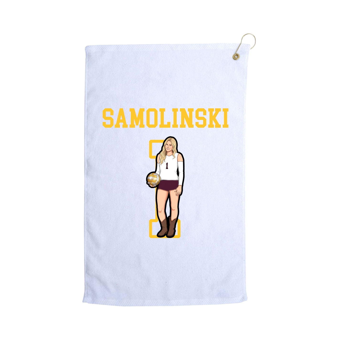 Golf Towel — Shirsey in White