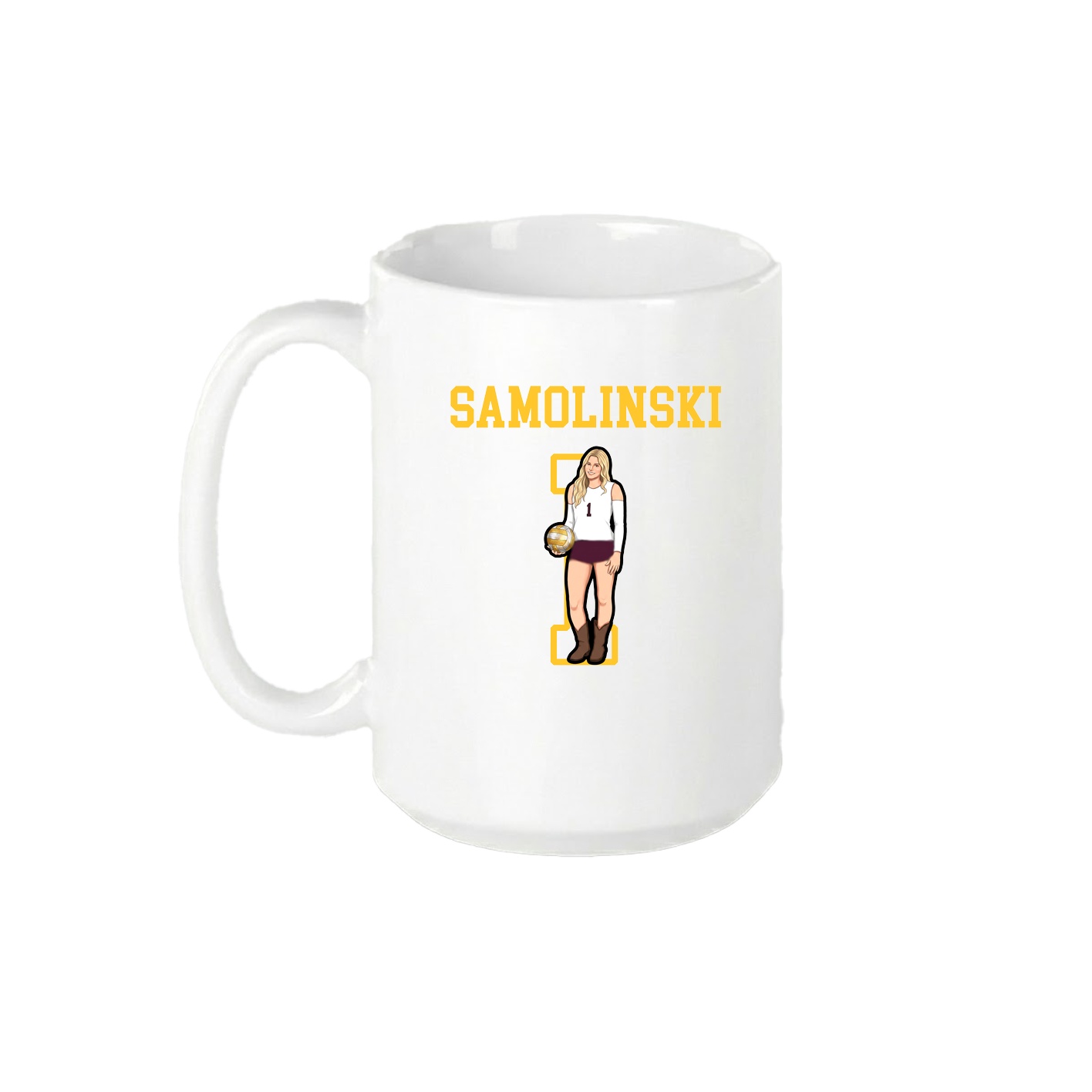 15oz Coffee Mug — Shirsey in White