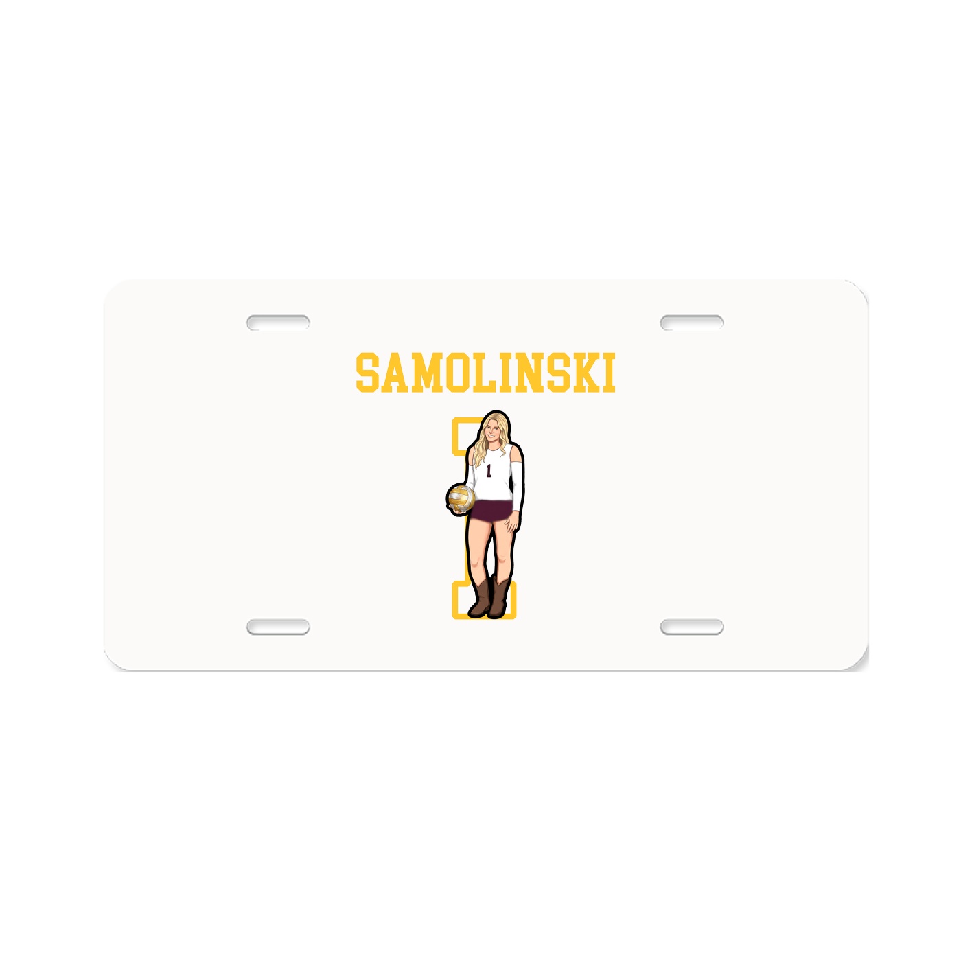 License Plate — Shirsey in Classic