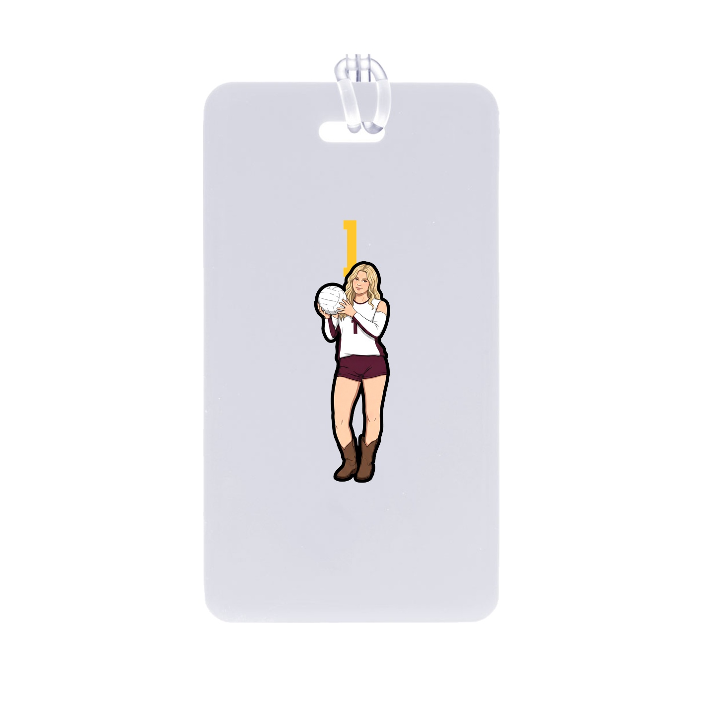 Bag Tag — Number Top in Classic