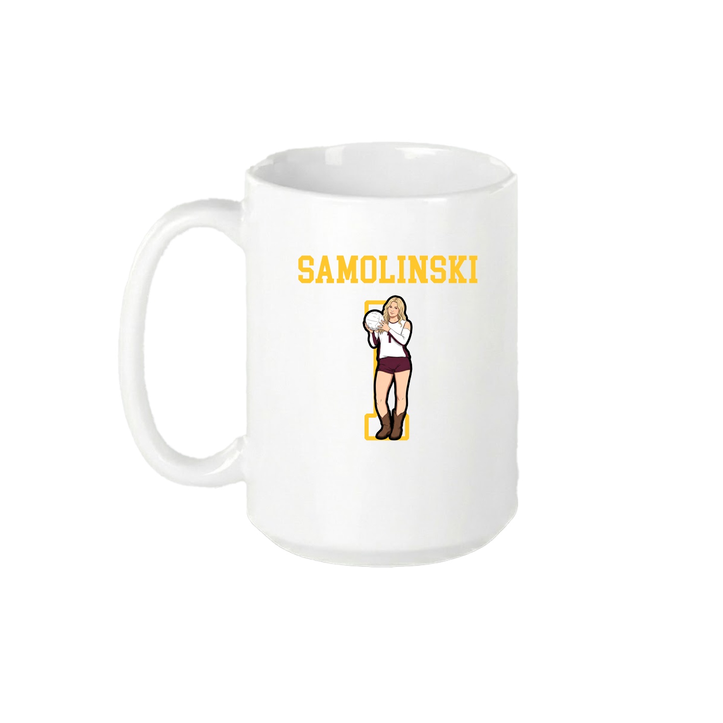 15oz Coffee Mug — Shirsey in White