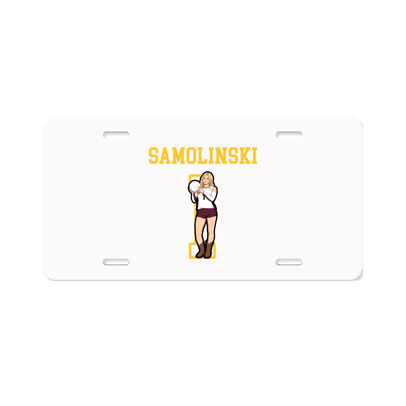 License Plate — Shirsey in Classic
