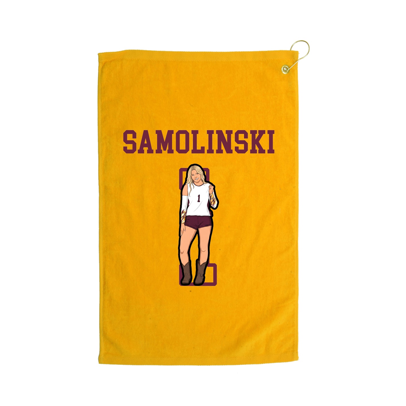 Golf Towel — Shirsey in Gold