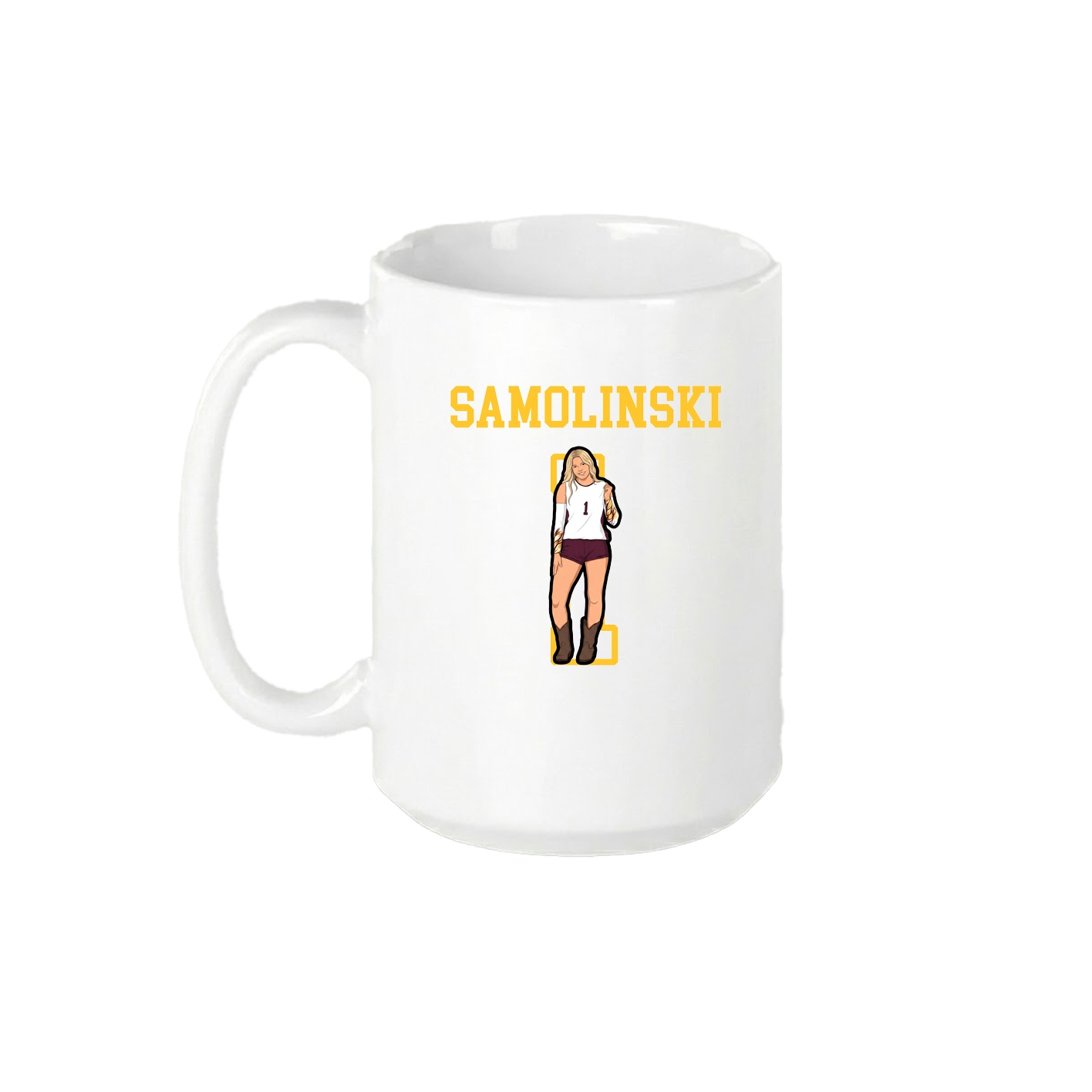 15oz Coffee Mug — Shirsey in White