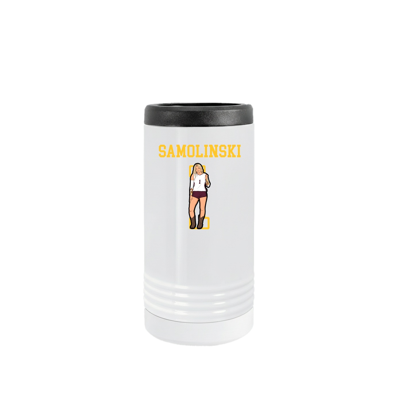 Slim Beverage Holder — Shirsey in White