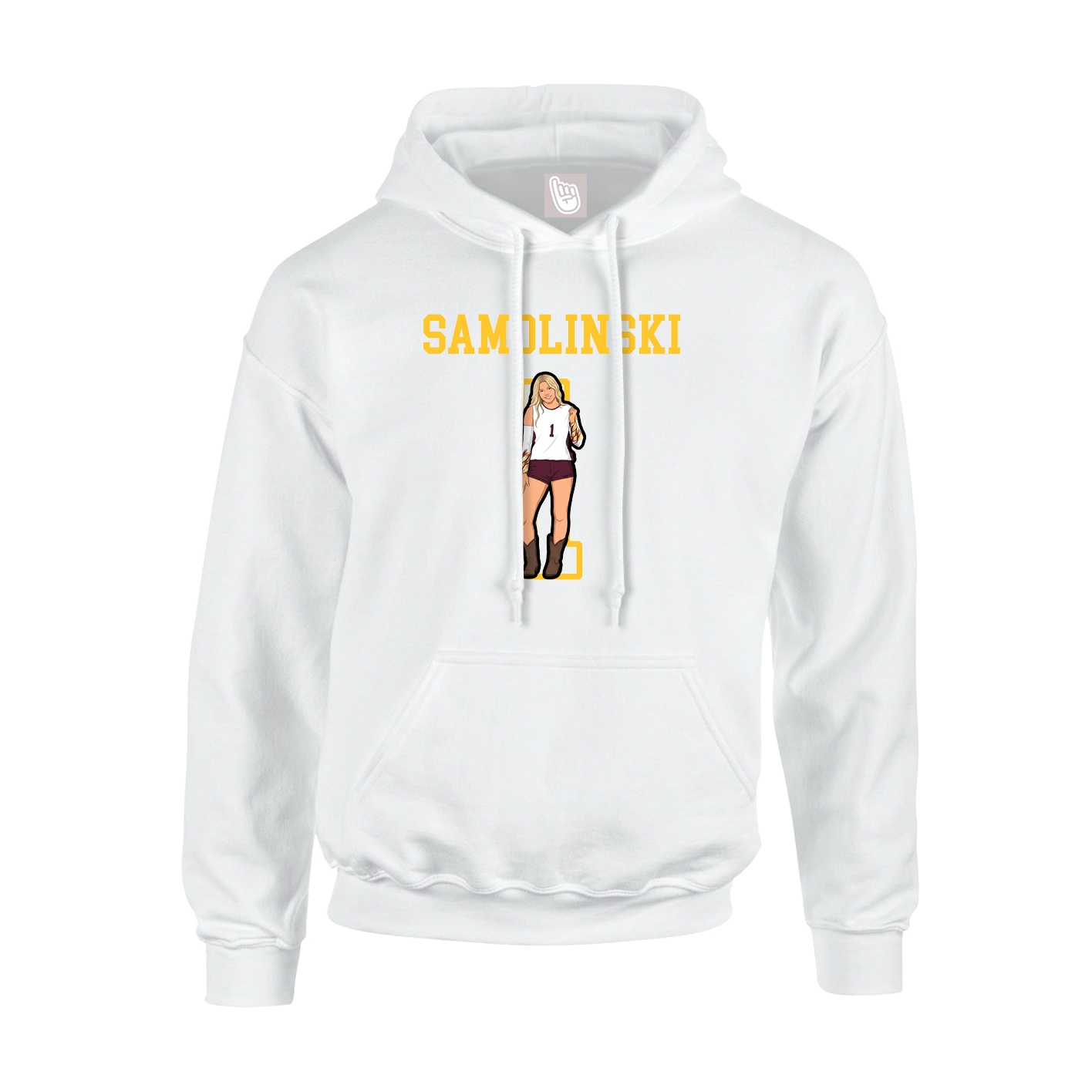 Youth Hoodie — Shirsey in White