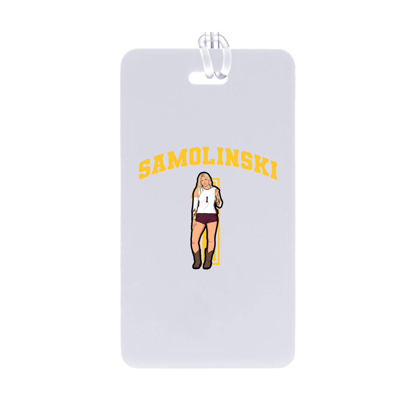 Bag Tag — Number in Classic