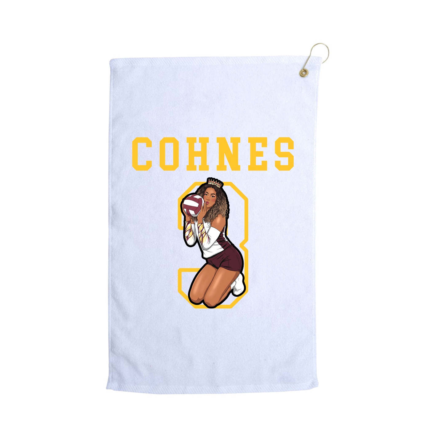 Golf Towel — Shirsey in White