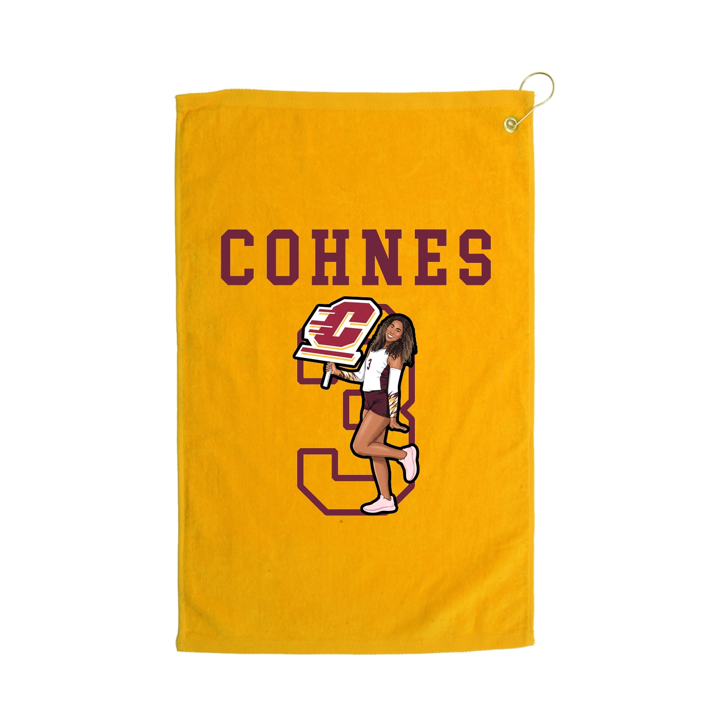 Golf Towel — Shirsey in Gold