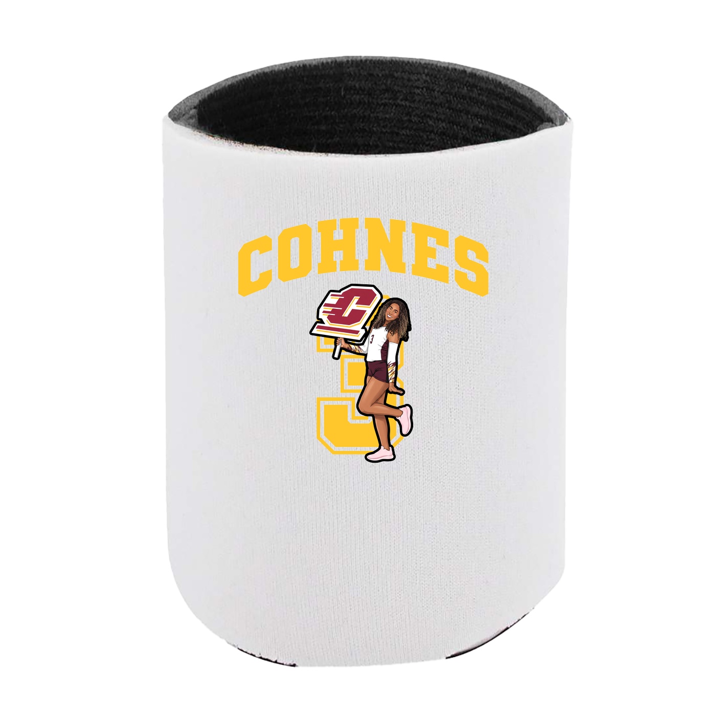 Can Holder — Number in White