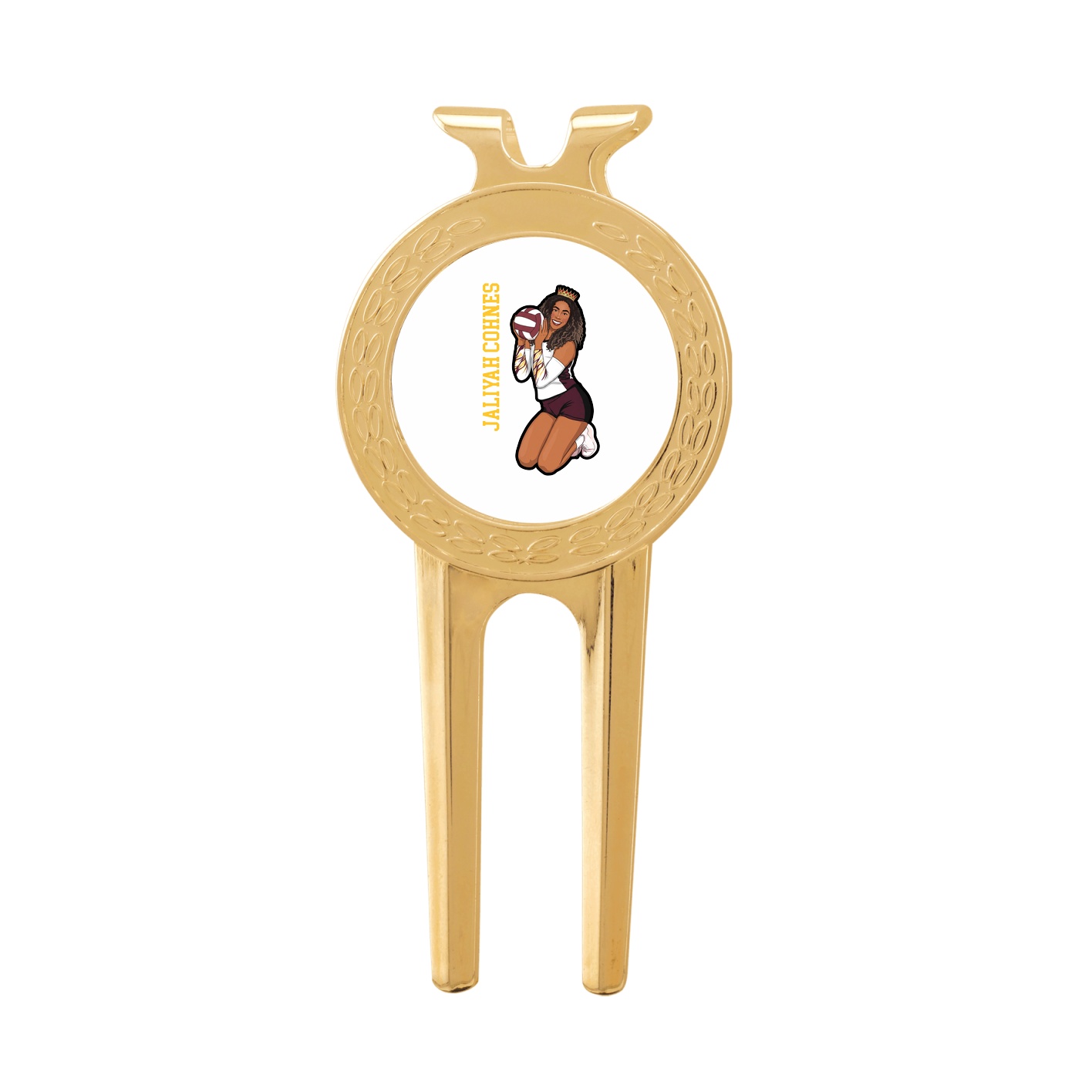 Divot Tool with Ball Marker — Name Vertical in Classic