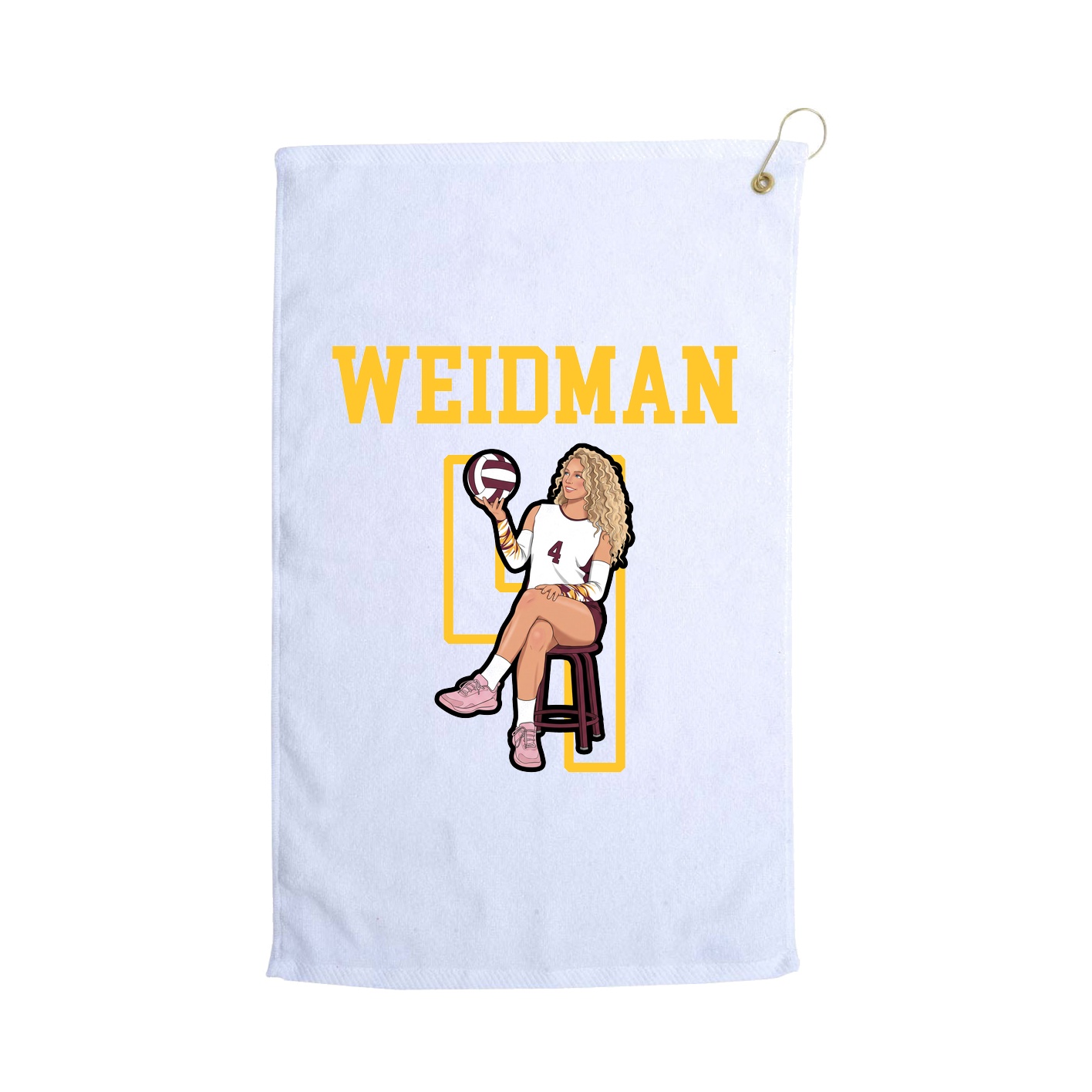 Golf Towel — Shirsey in White