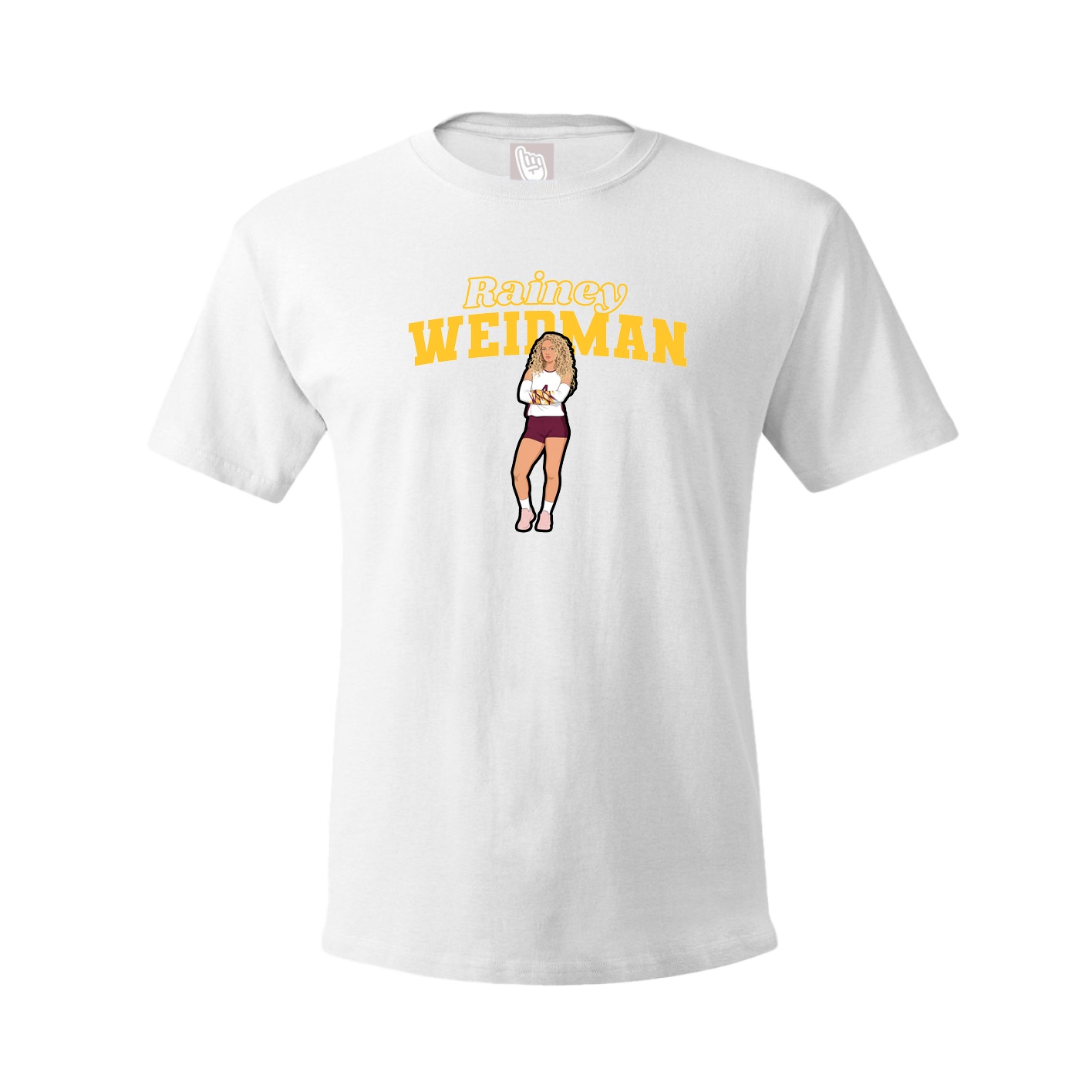 Tee — Name Arch in White