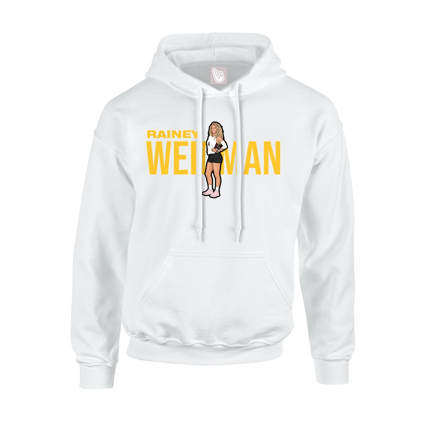 Hoodie — Player Name in White