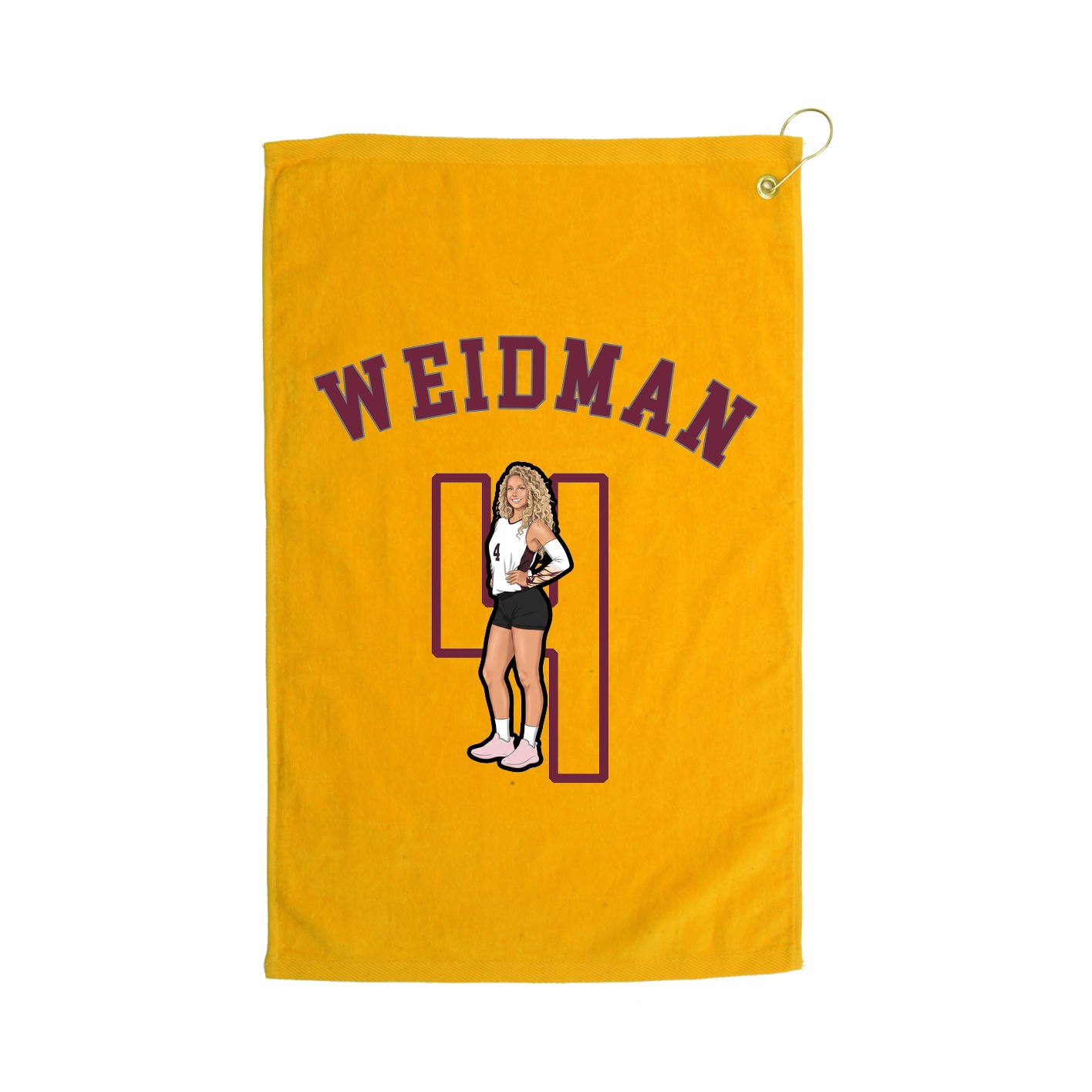Golf Towel — Shirsey Arch in Gold