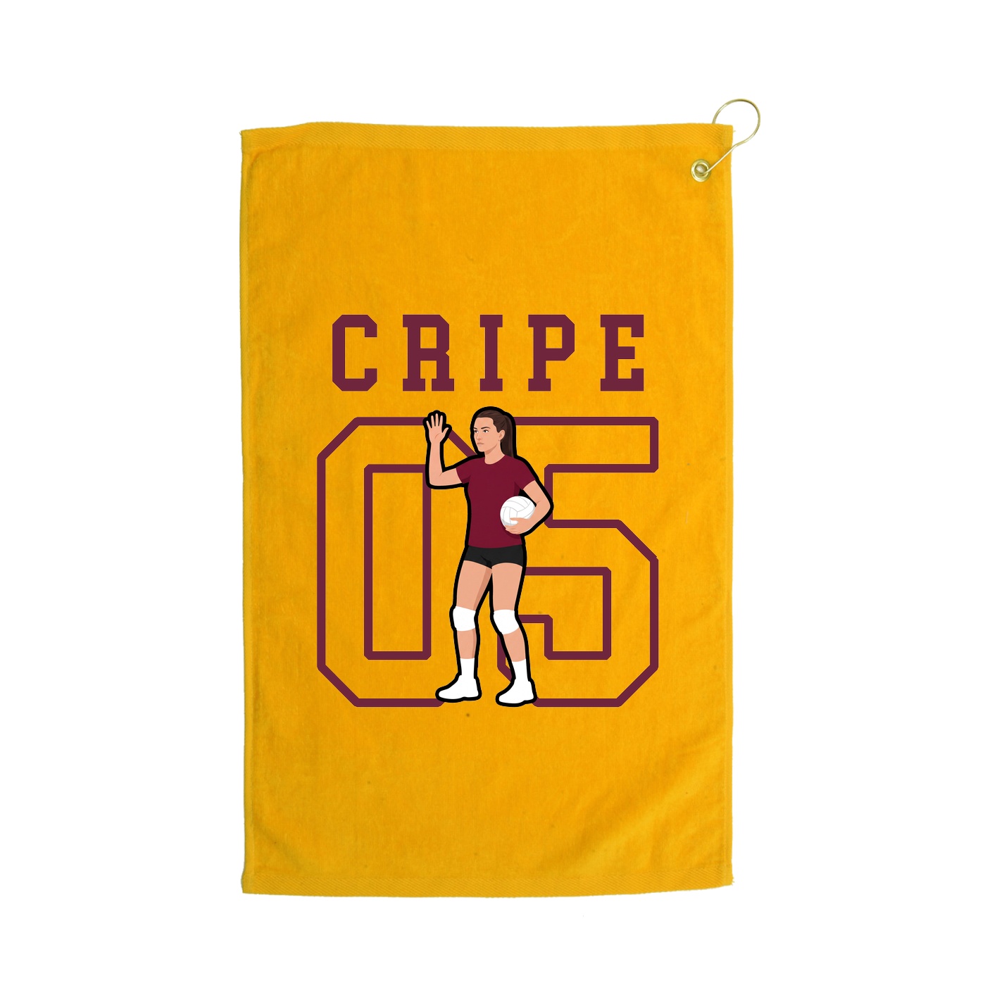 Golf Towel — Shirsey in Gold