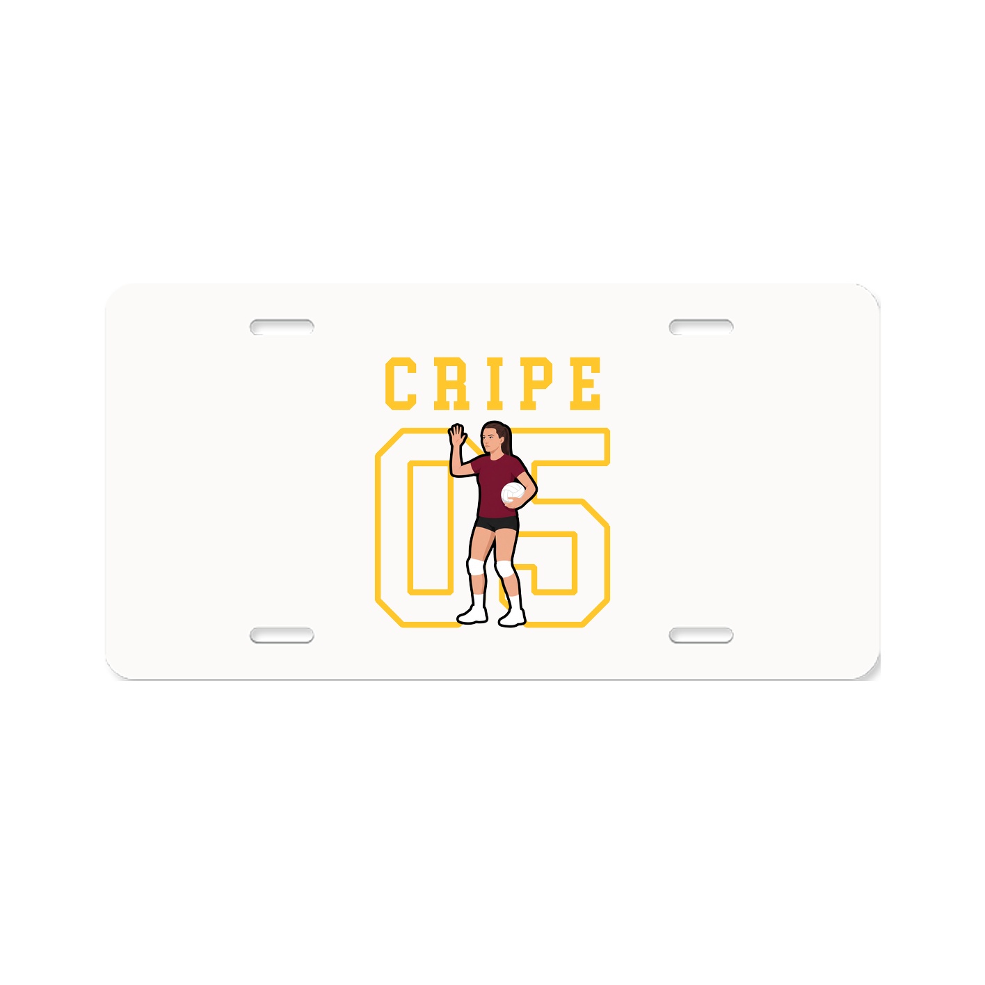License Plate — Shirsey in Classic