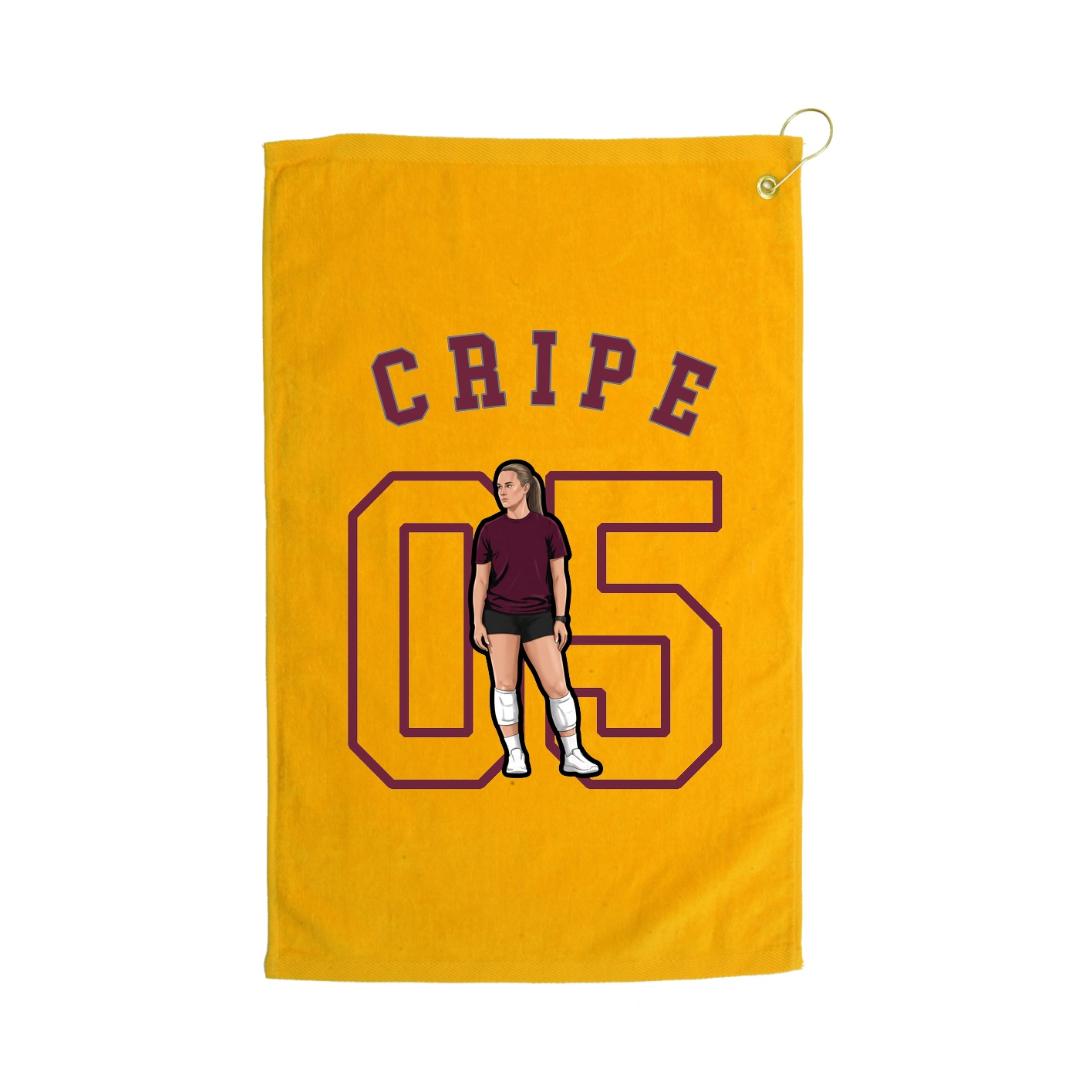 Golf Towel — Shirsey Arch in Gold