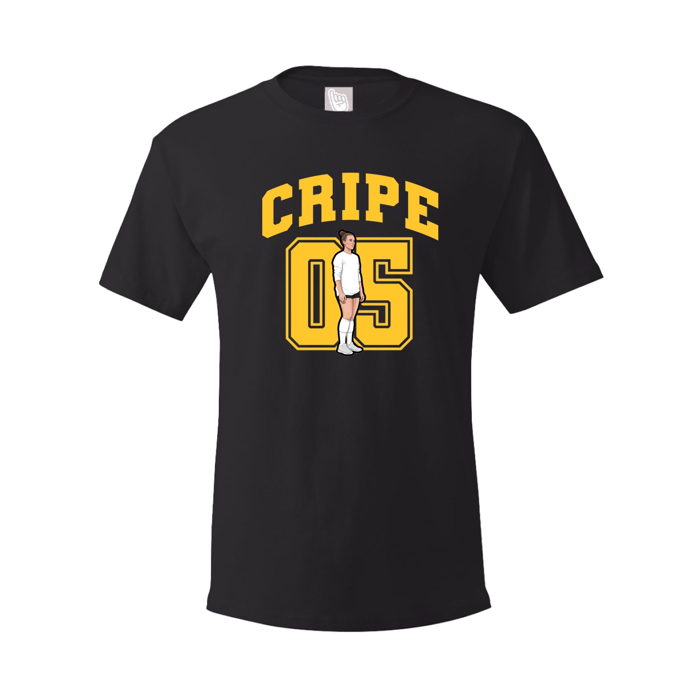 Youth Tee — Number in Black