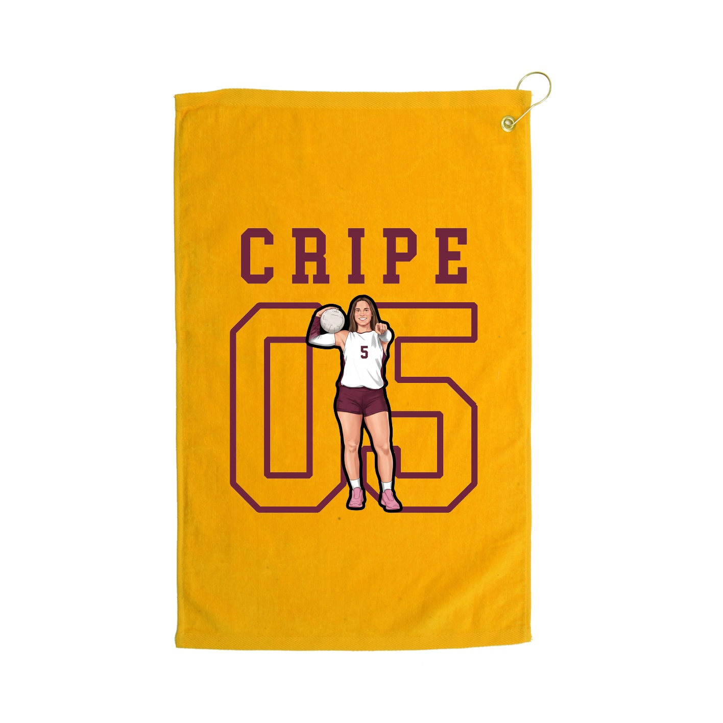 Golf Towel — Shirsey in Gold