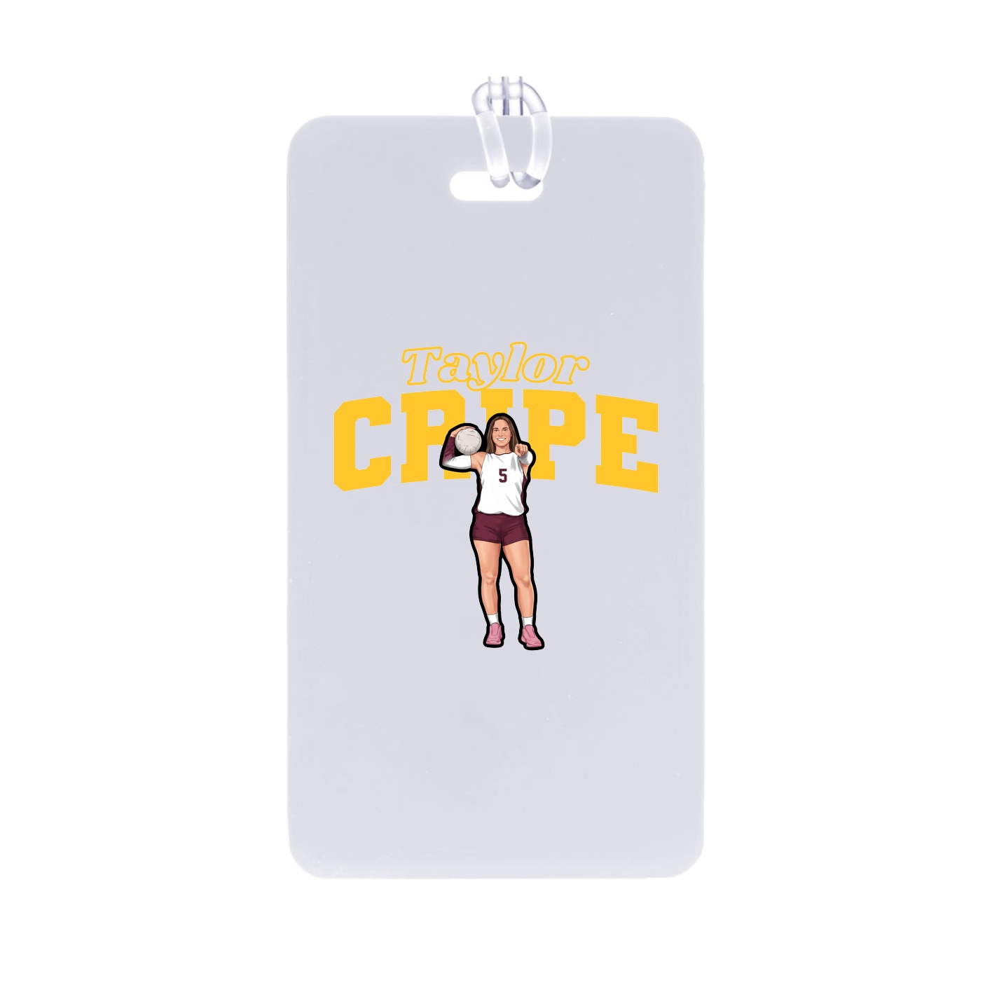 Bag Tag — Name Arch in Classic