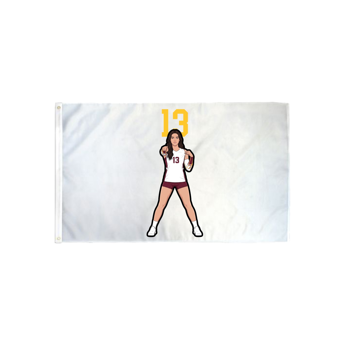 3x5 Flag — Number Top in Classic