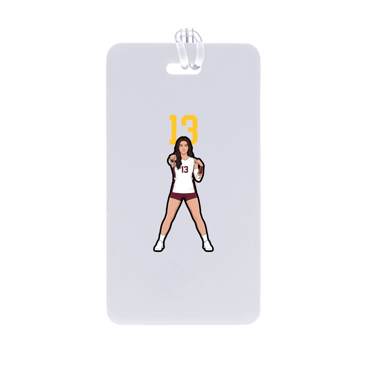 Bag Tag — Number Top in Classic