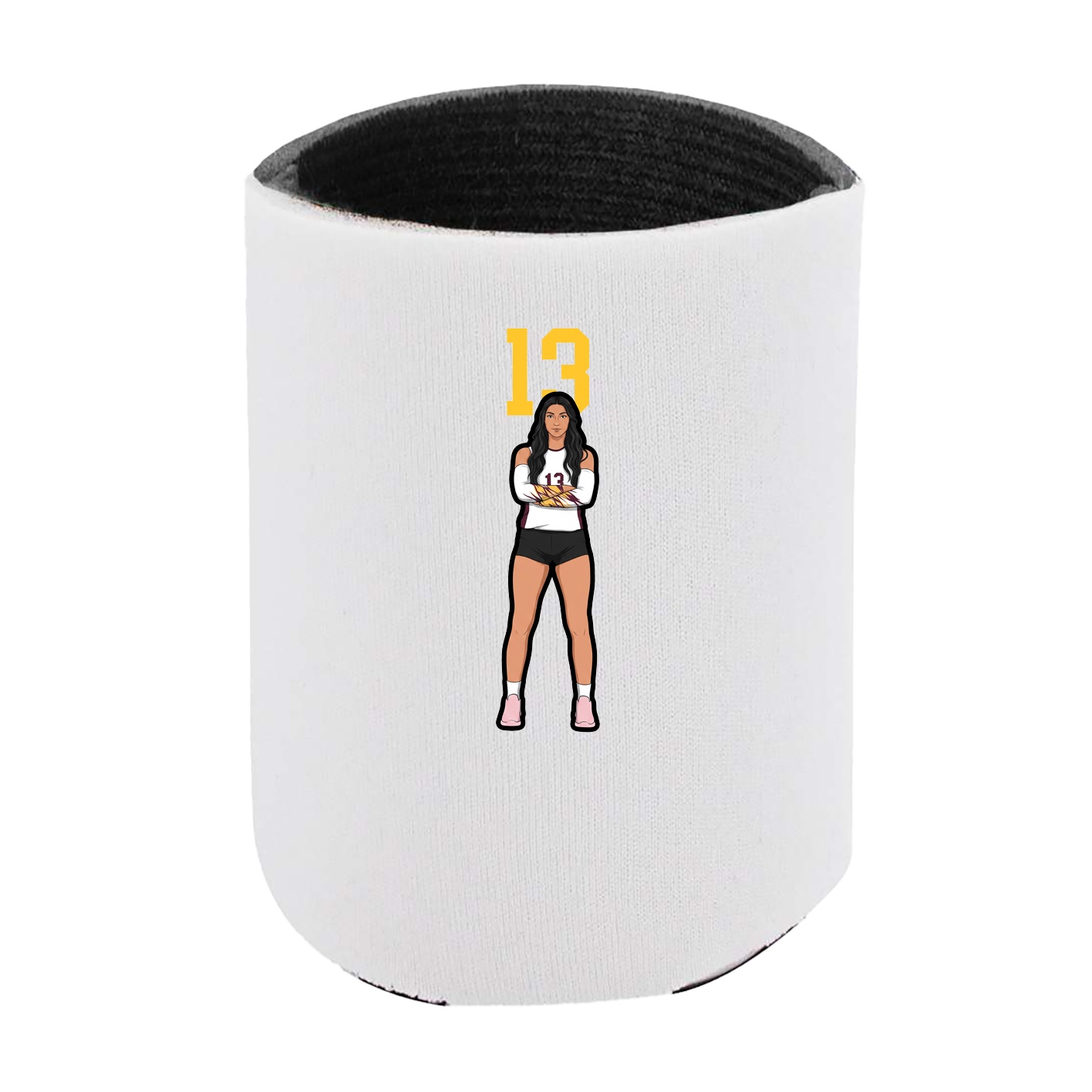 Can Holder — Number Top in White