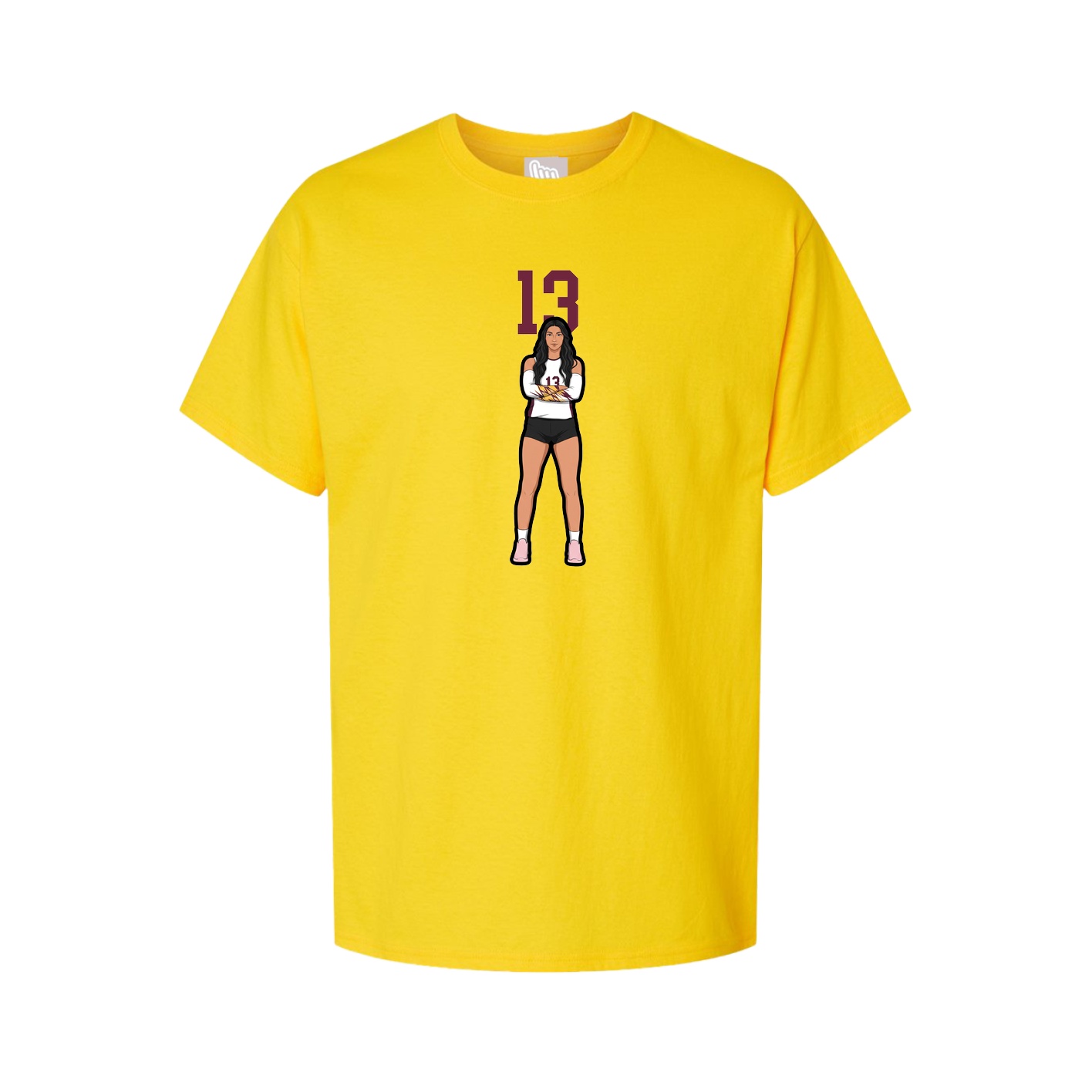 Tee — Number Top in Gold