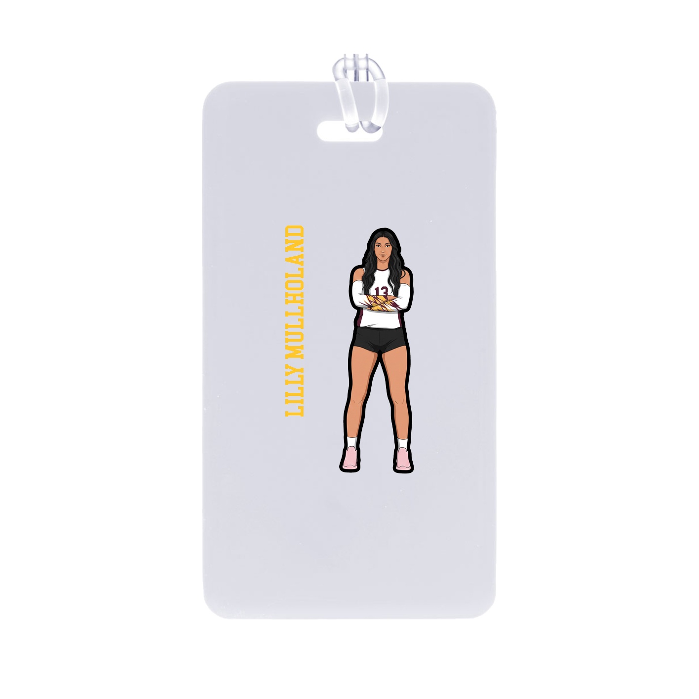 Bag Tag — Name Vertical in Classic