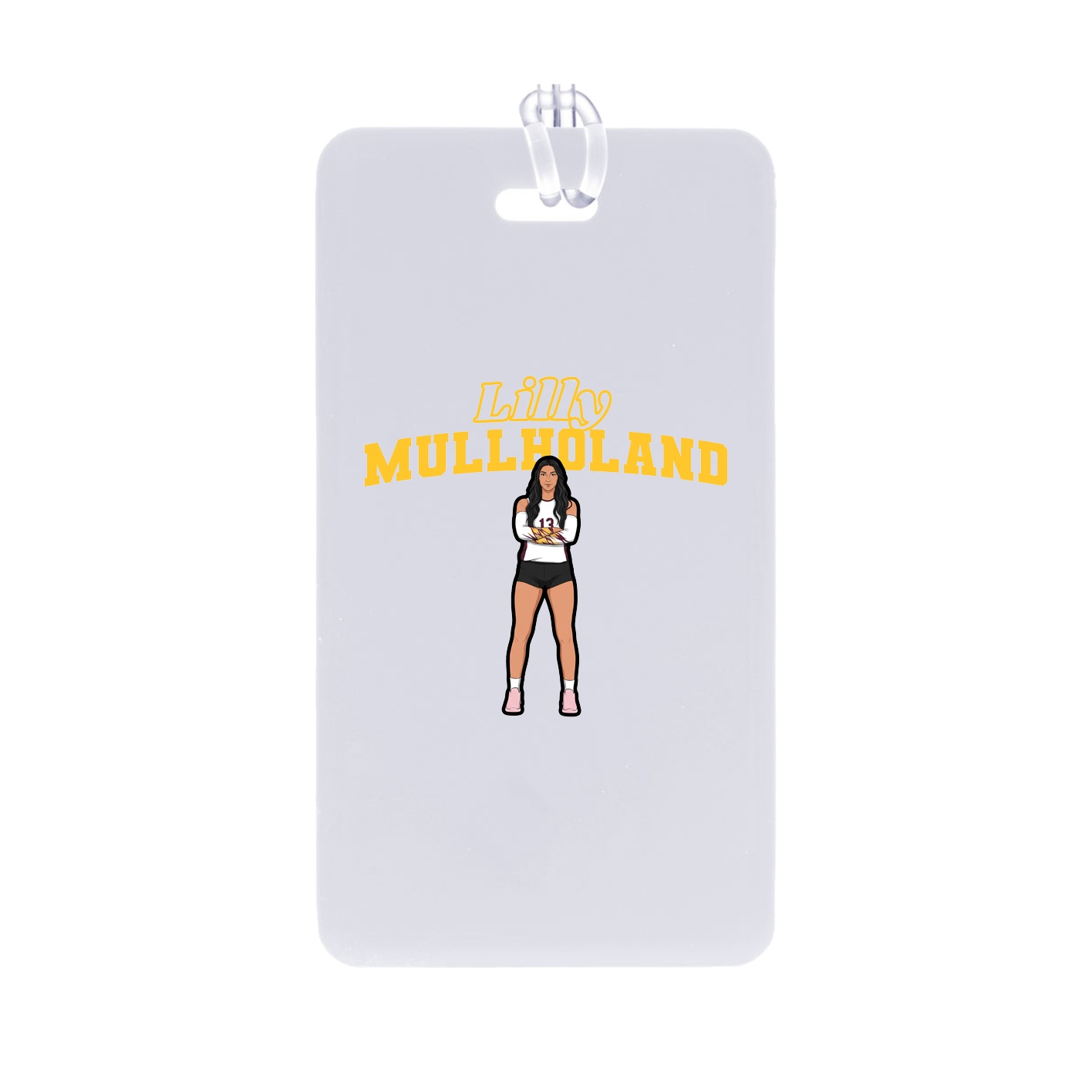 Bag Tag — Name Arch in Classic