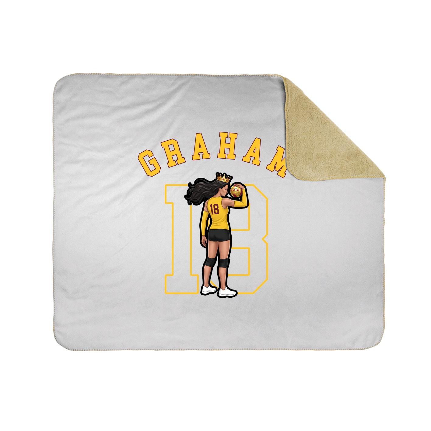 Throw Blanket — Shirsey Arch in White