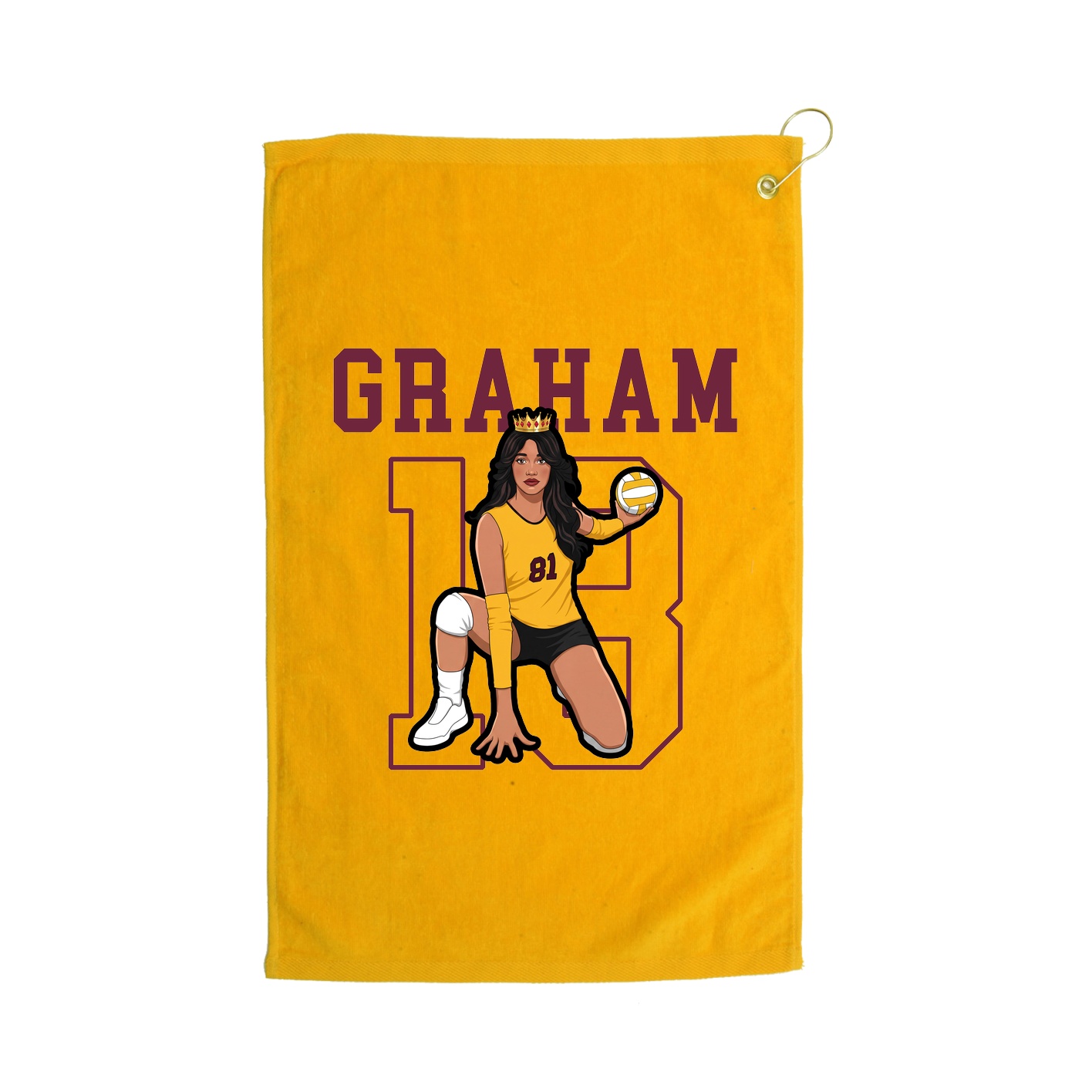 Golf Towel — Shirsey in Gold