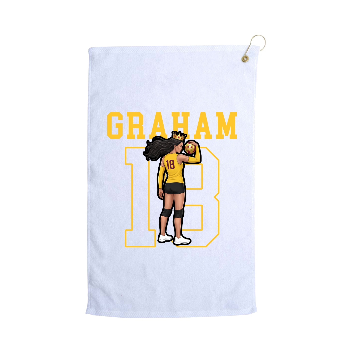 Golf Towel — Shirsey in White