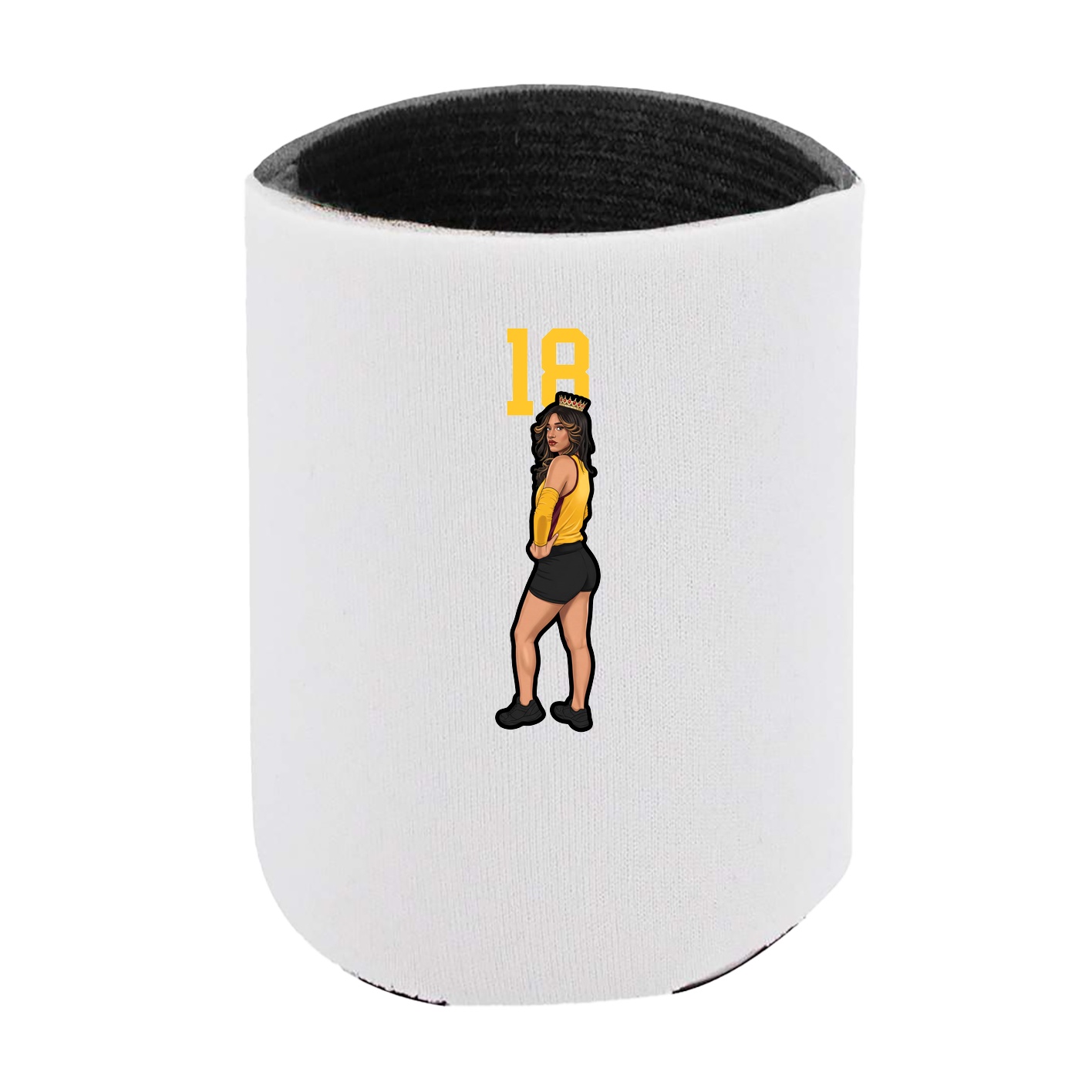 Can Holder — Number Top in White